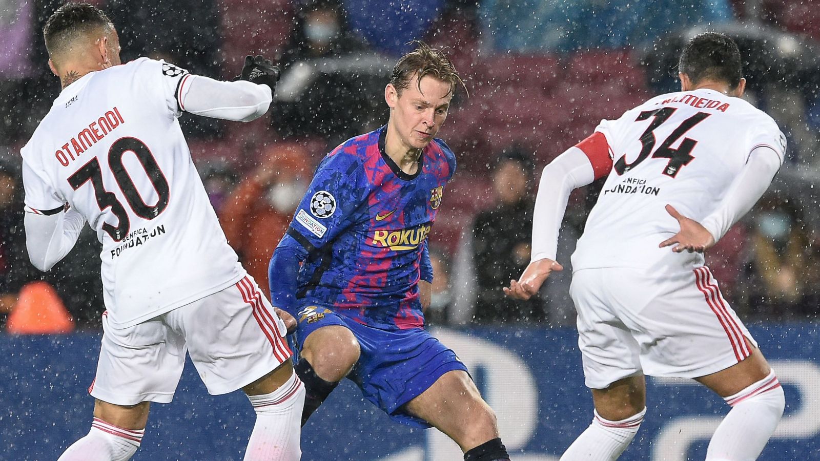 Frenkie De Jong Barcelona Benfica Champions League