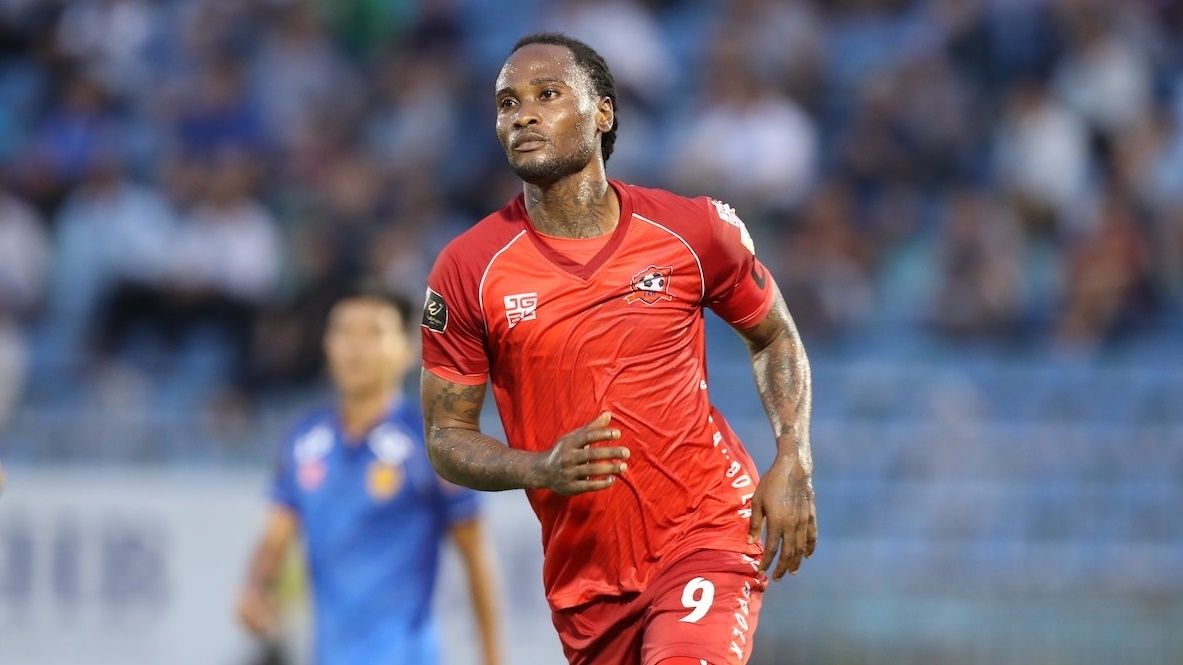 Andre Fagan Quang Nam vs Hai Phong Round 16 V.League 2019