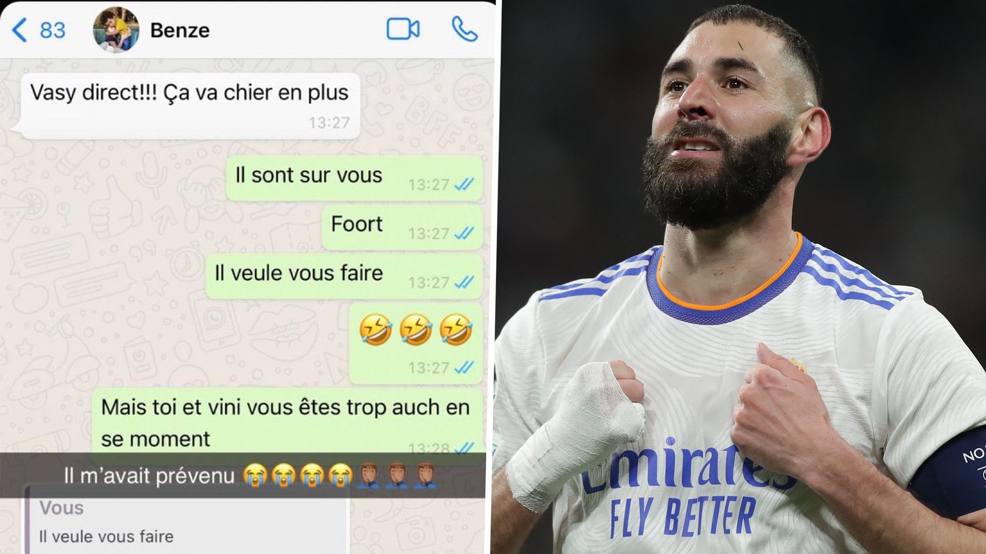 Karim Benzema Niska WhatsApp