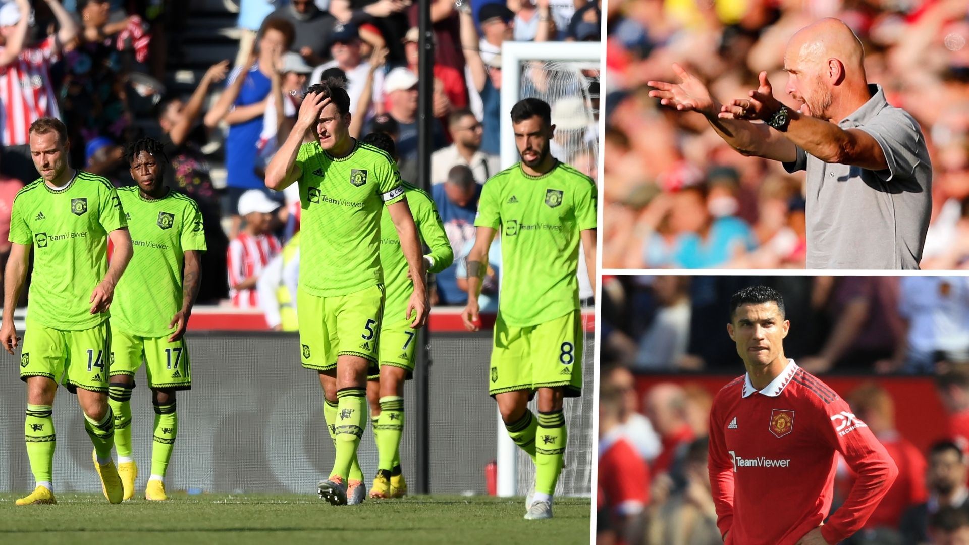 Manchester United, Eric Ten Hag, Cristiano Ronaldo GFX