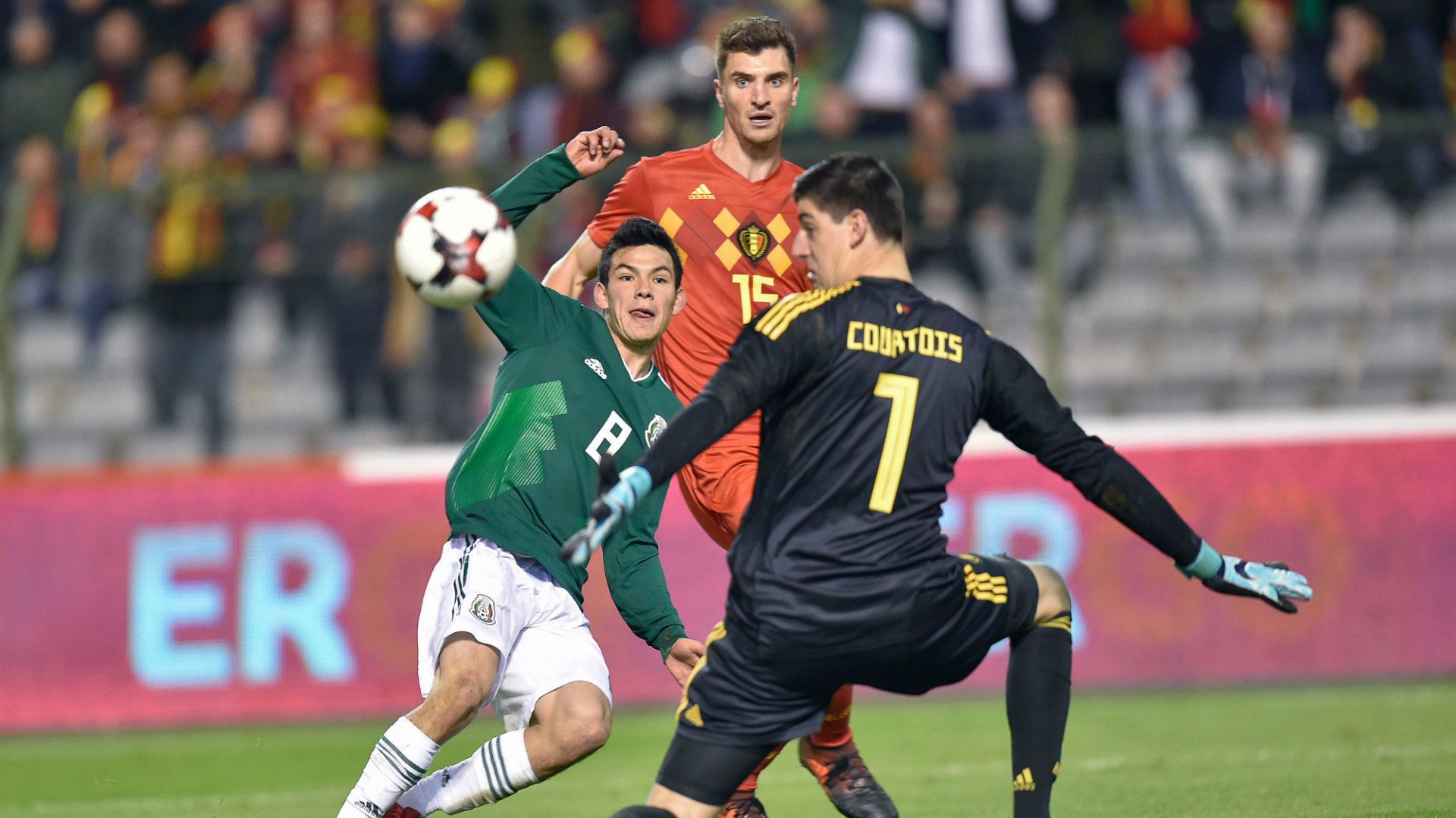 Hirving Lozano Mexico Thibault Courtois Belgium