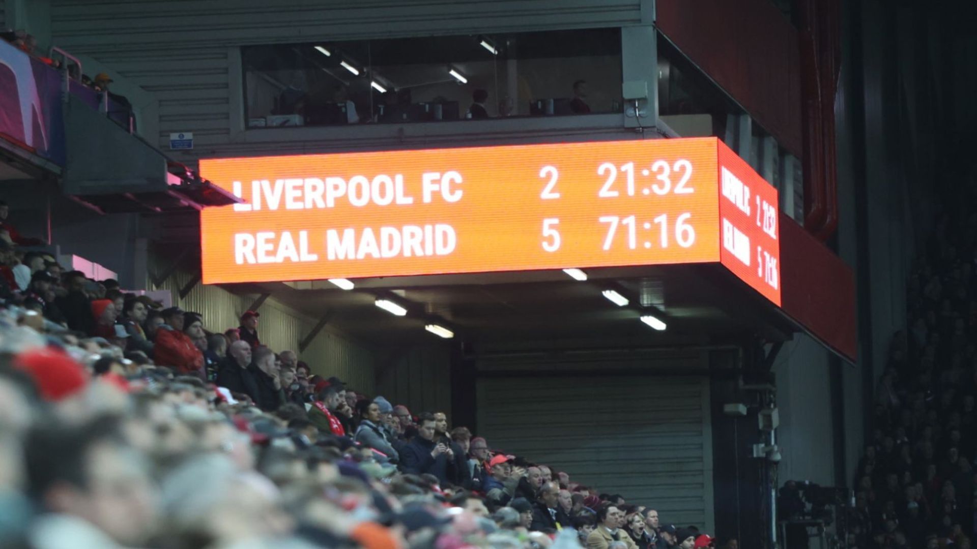Liverpool vs. Real Madrid