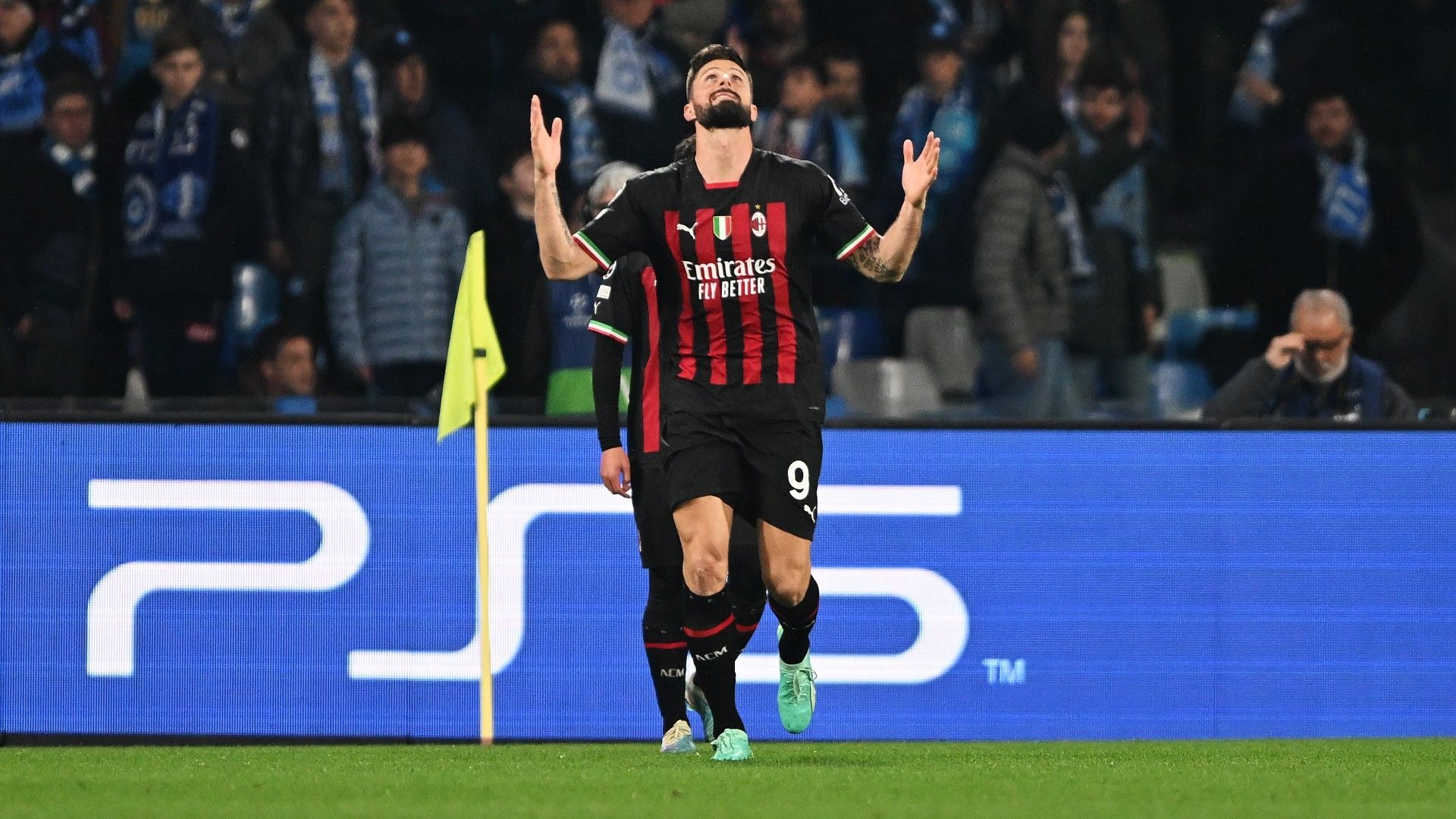 Giroud Napoli Milan Champions League