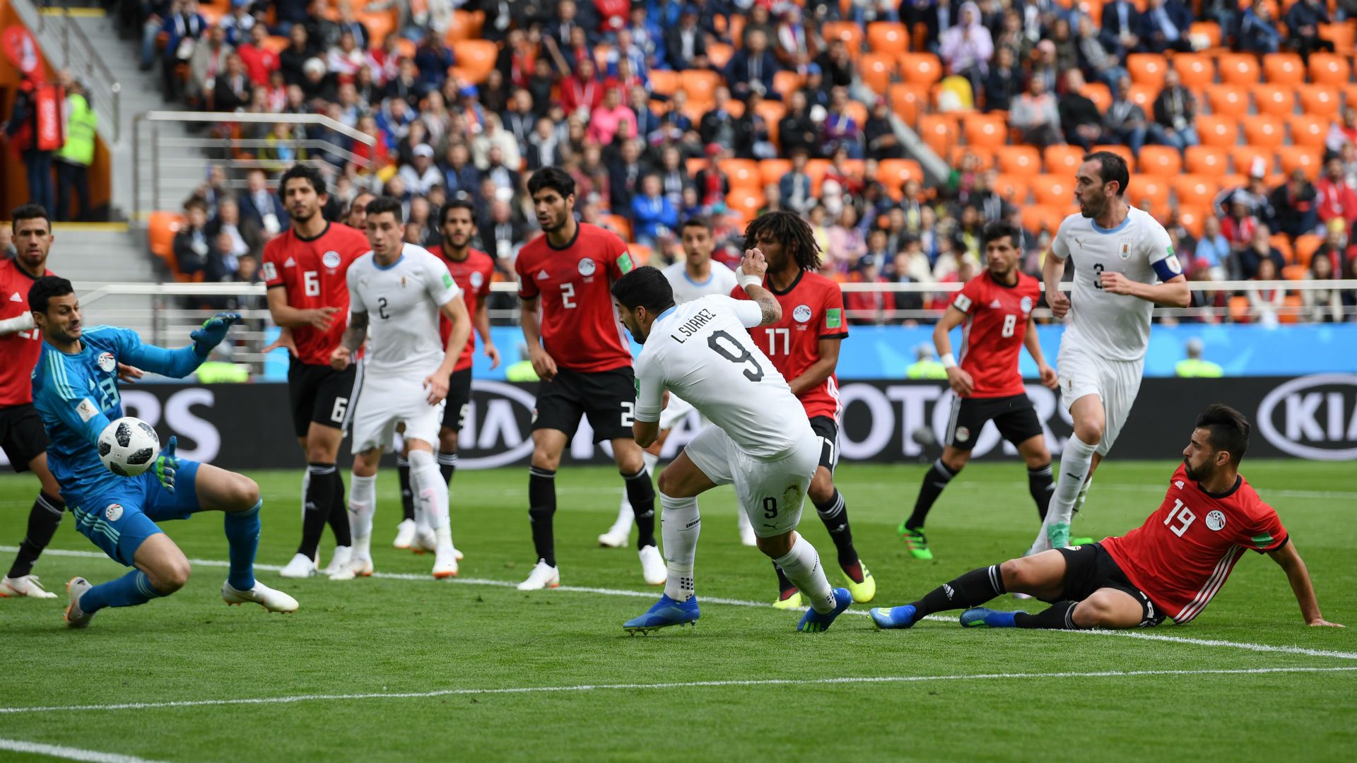 Luis Suarez Uruguay Egypt World Cup Russia 2018 15062018