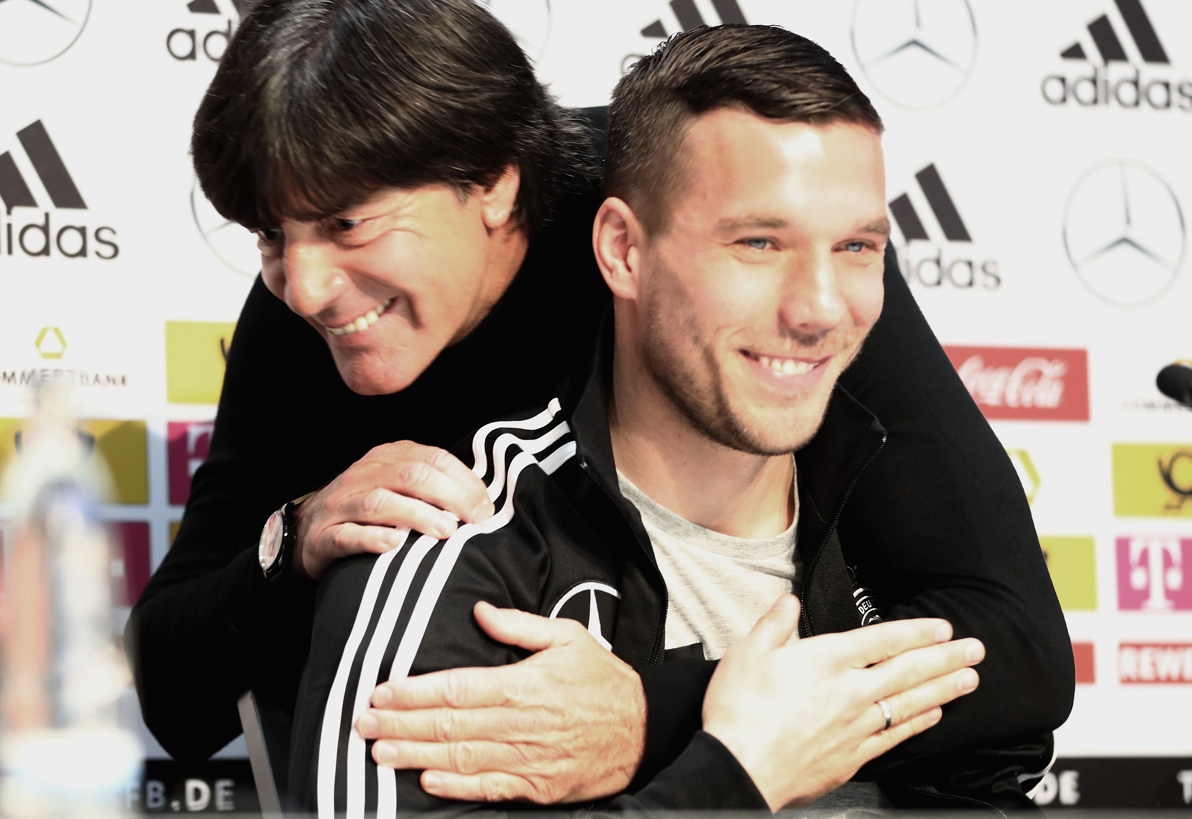 Joachim Löw Lukas Podolski PK Pressekonferenz DFB Deutschland Germany 21032017