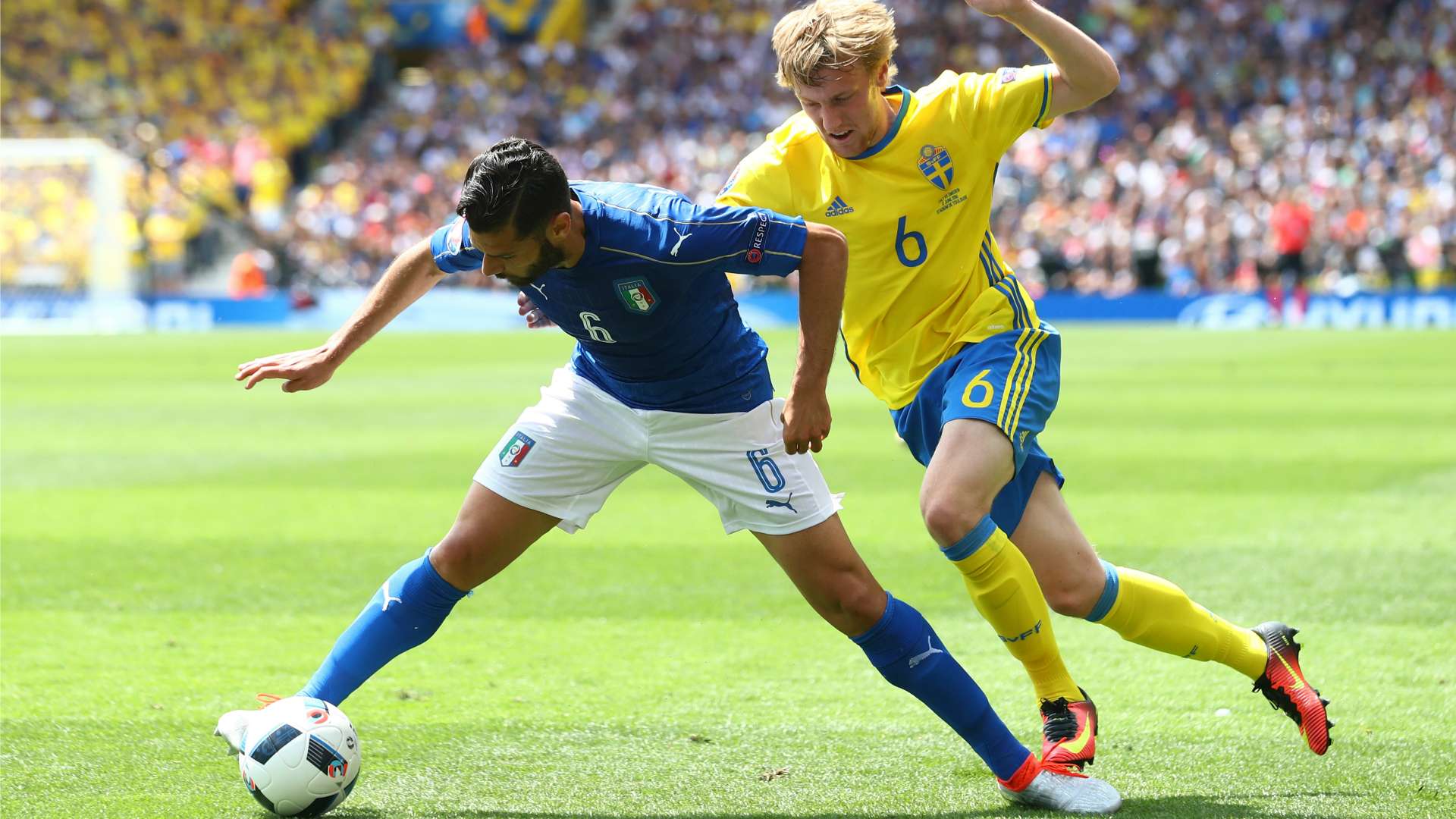 Antonio Candreva Italy Sweden Euro 2016