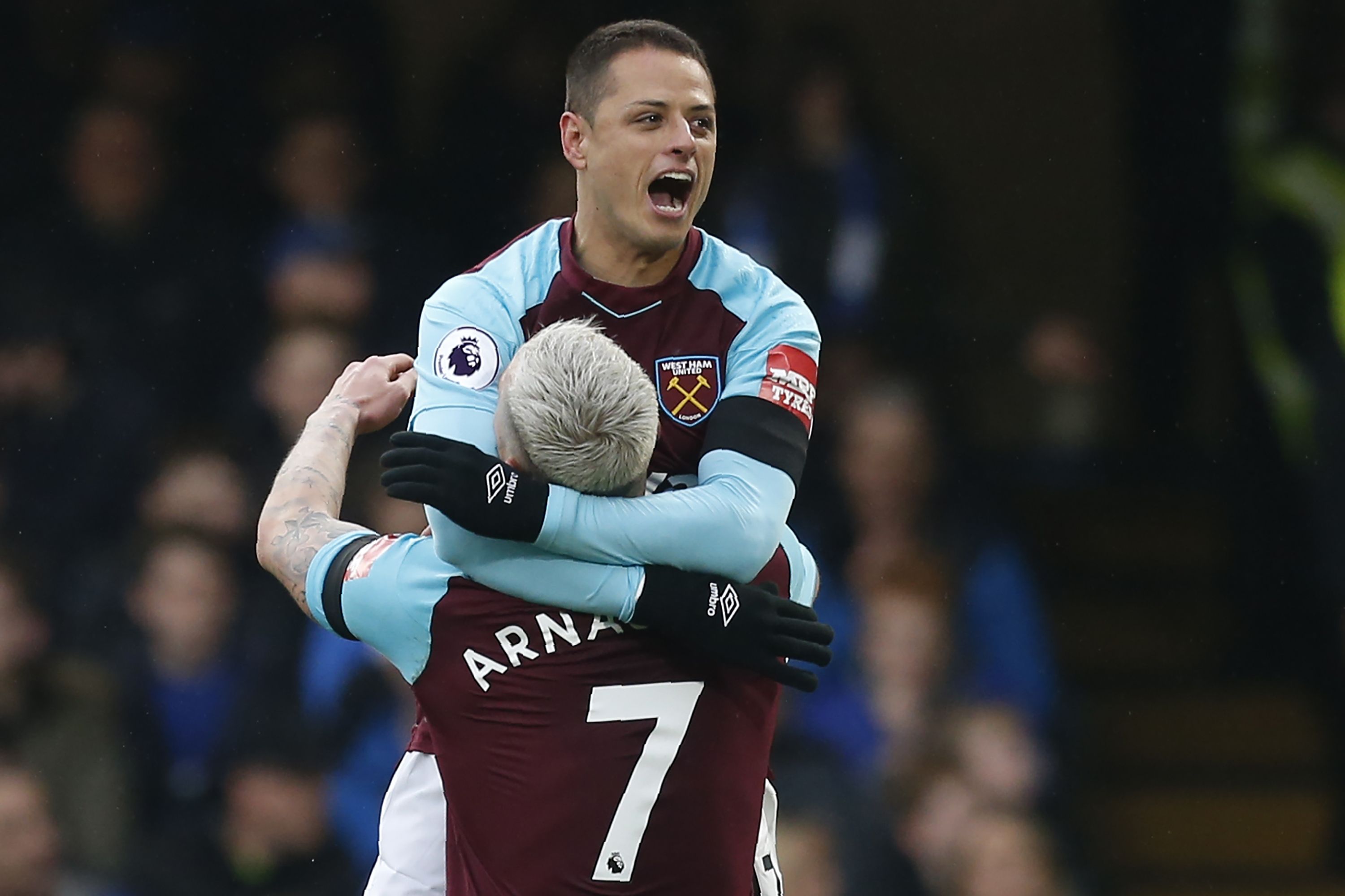 Javier Hernández West Ham vs Chelsea
