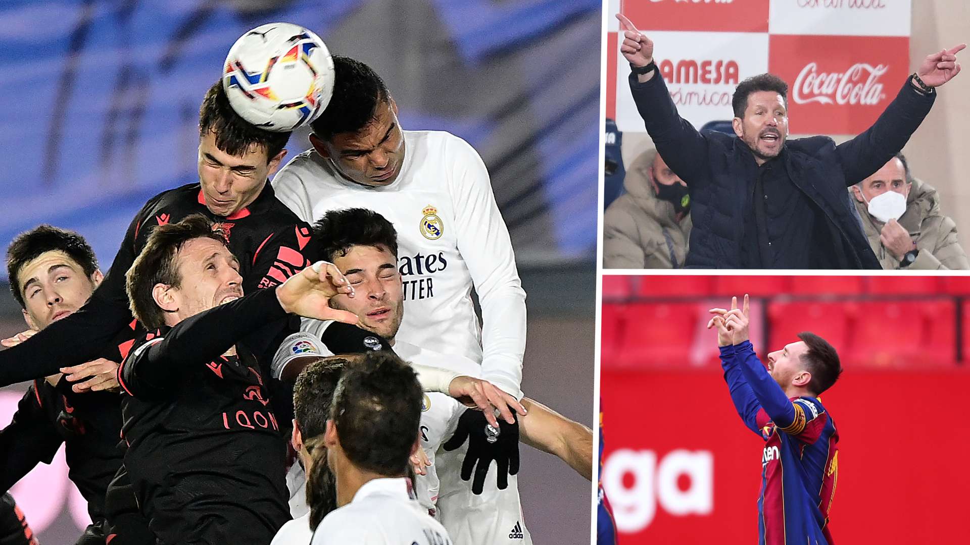 Real Madrid, Messi, Simeone