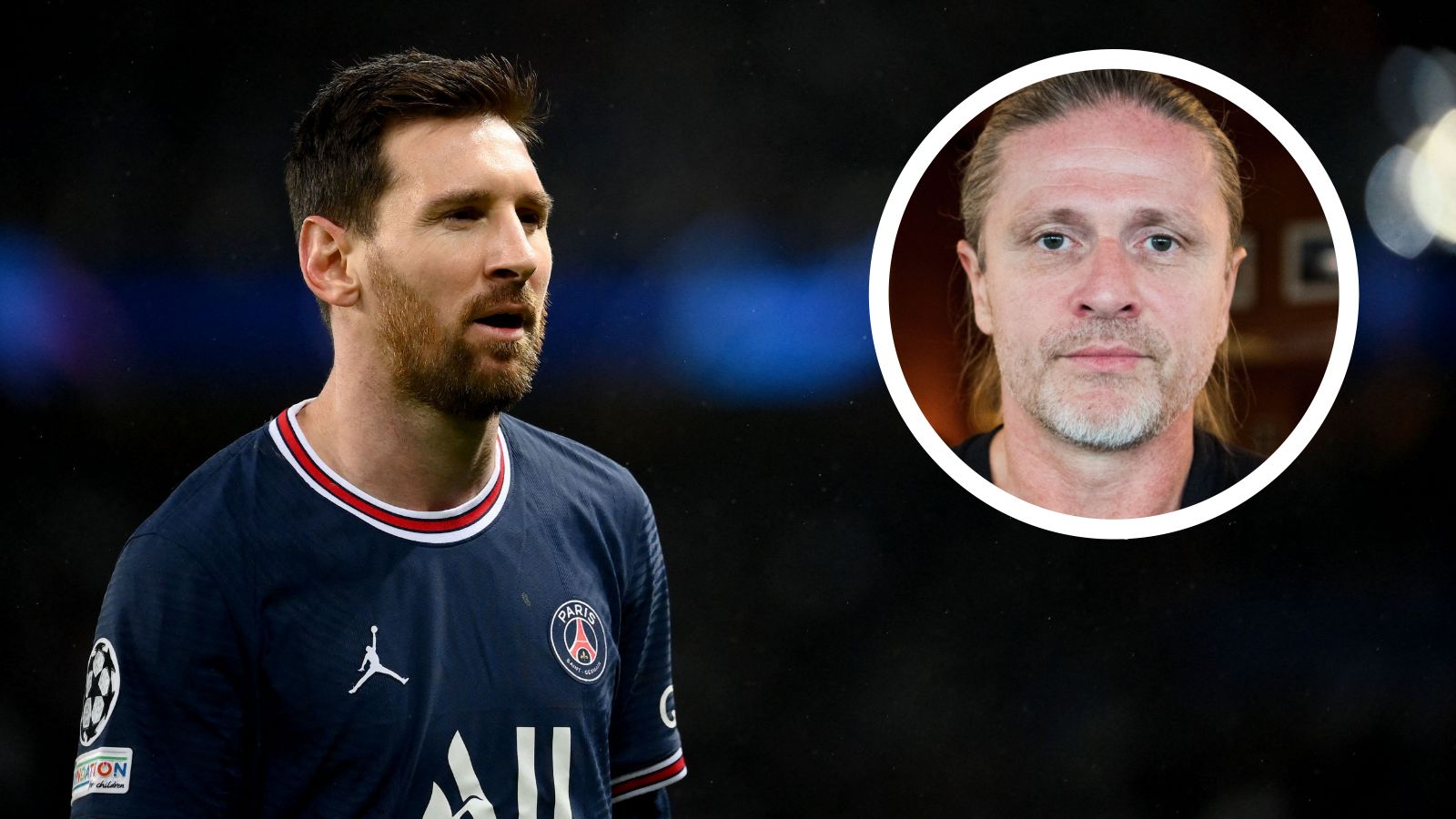 Lionel Messi Emmanuel Petit