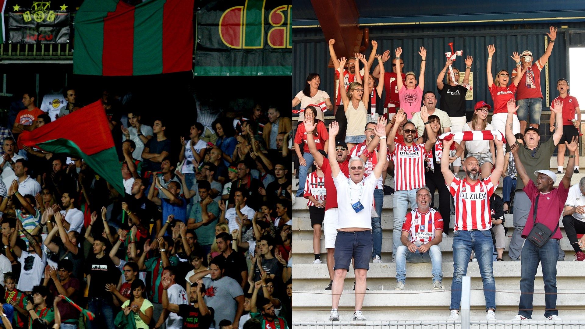 Ternana fans Vicenza fans