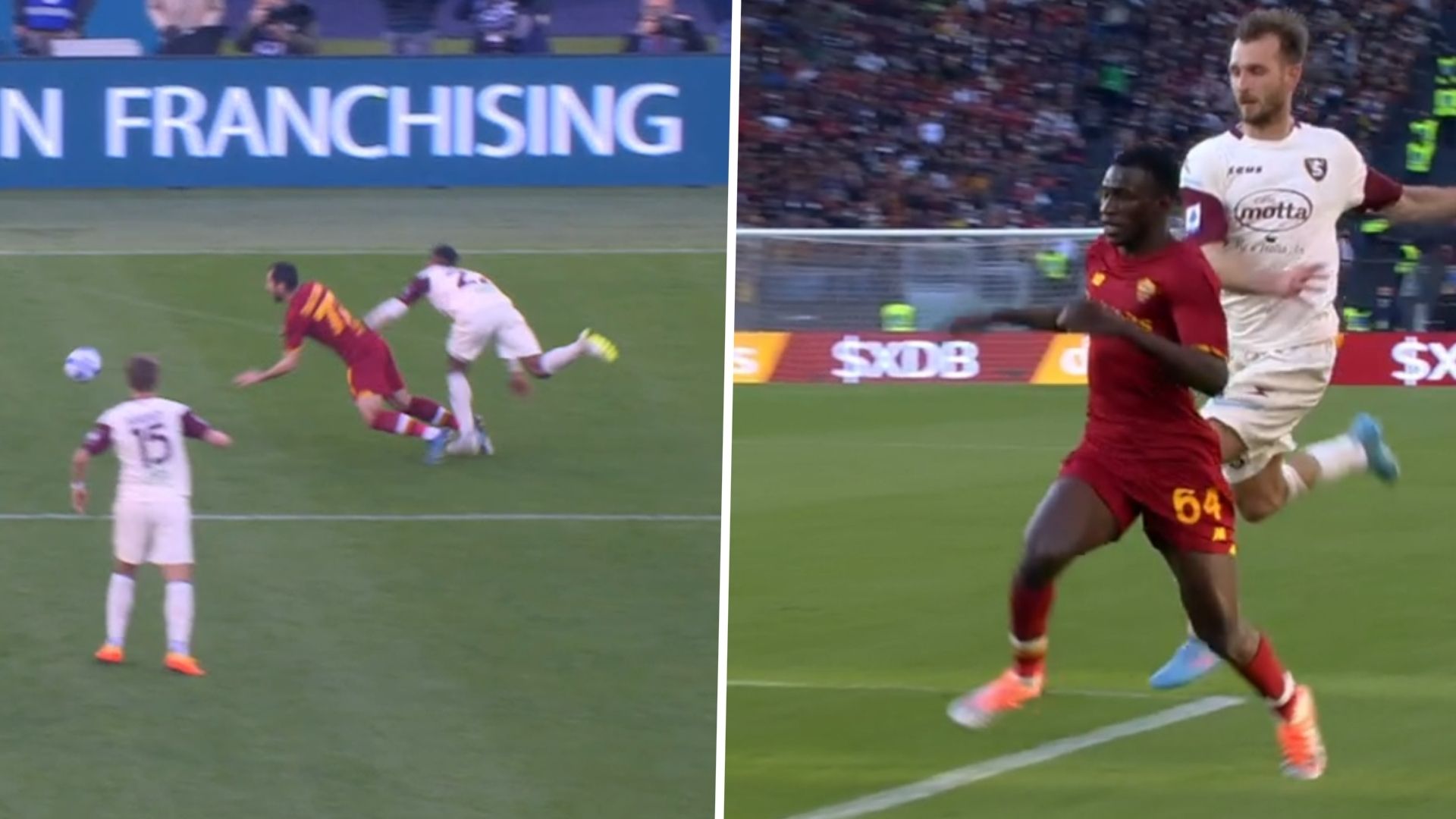 Rigori Roma Salernitana