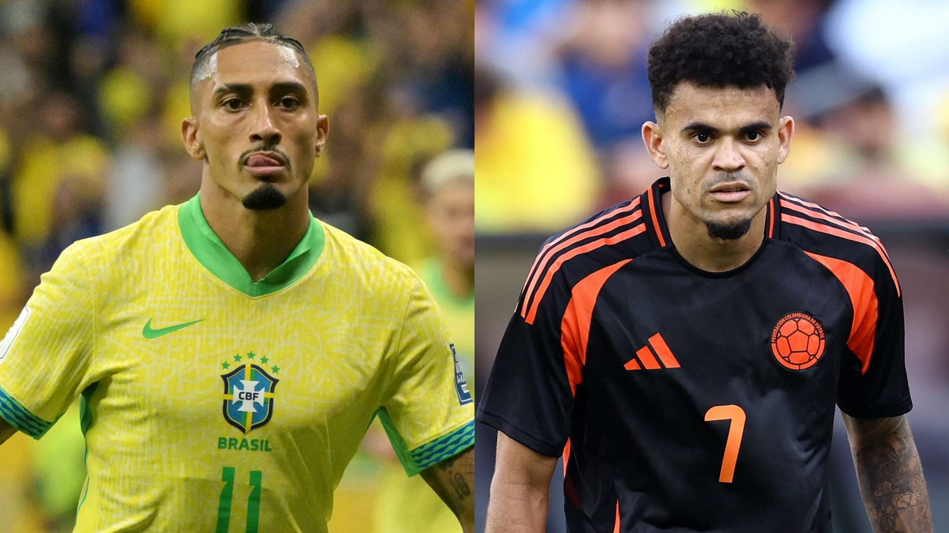 Raphinha Brazil Luis Diaz Colombia