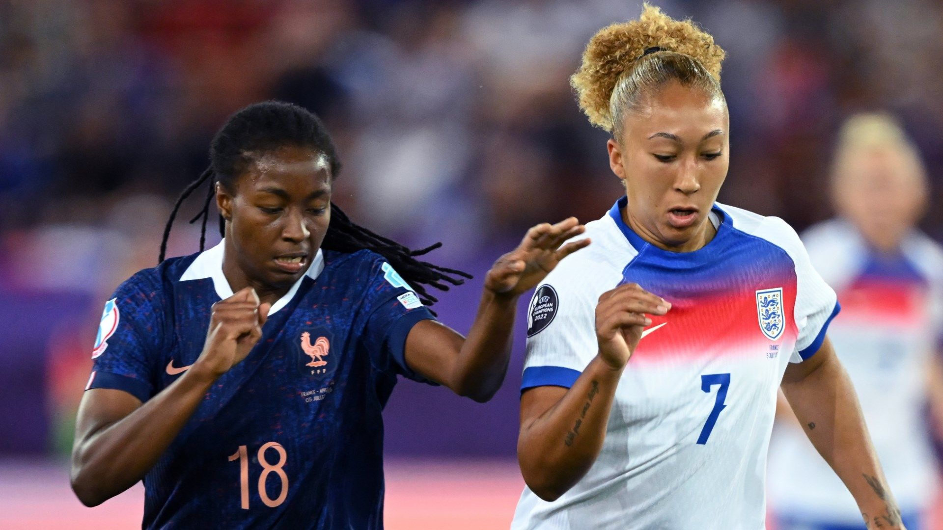 Oriane Jean-Francois Lauren James France England Women 2025