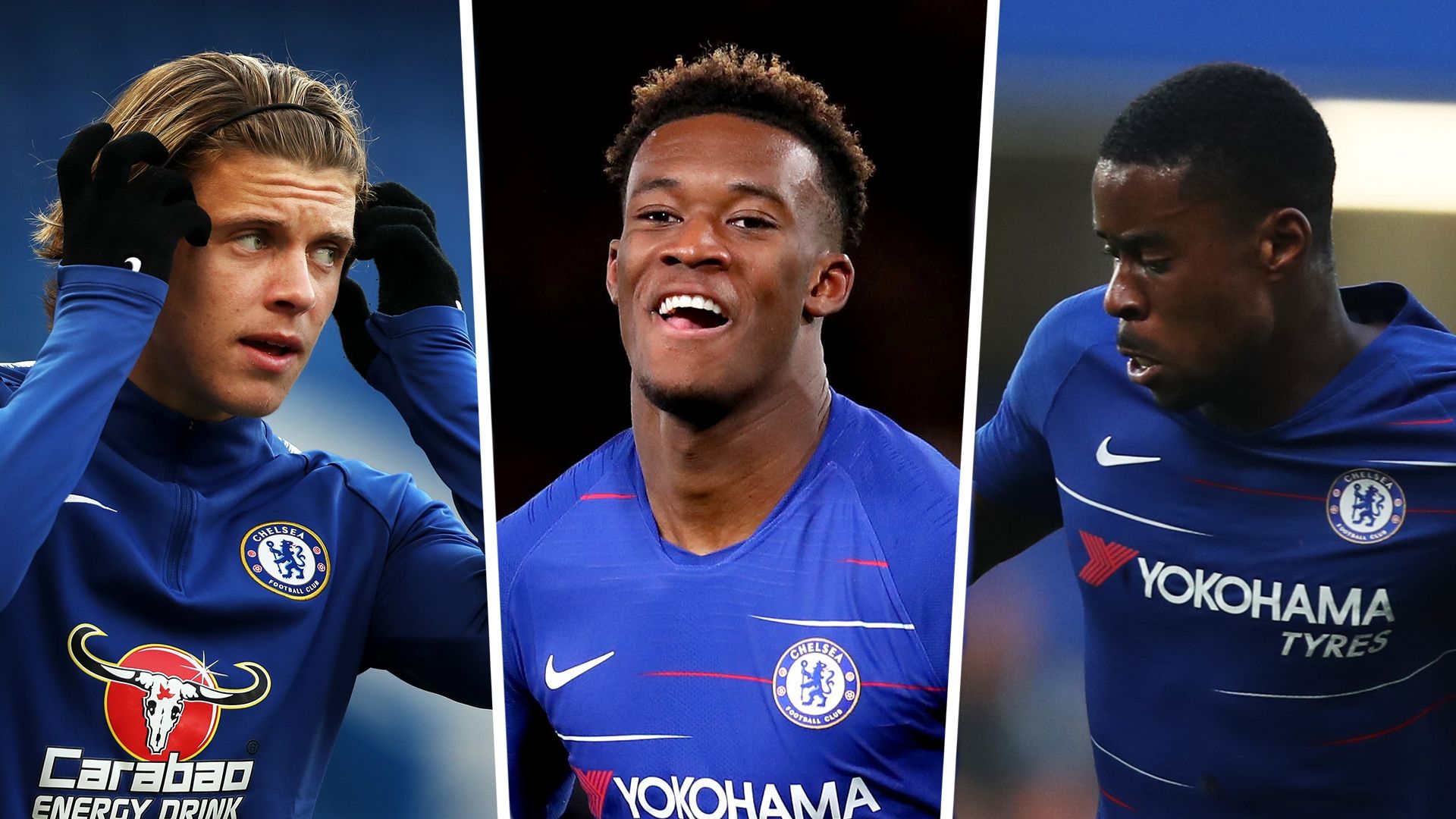 Conor Gallagher, Callum Hudson-Odoi, Marc Guehi, Chelsea