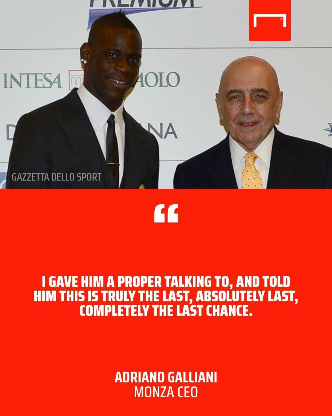 Mario Balotelli Adriano Galliani Monza GFX