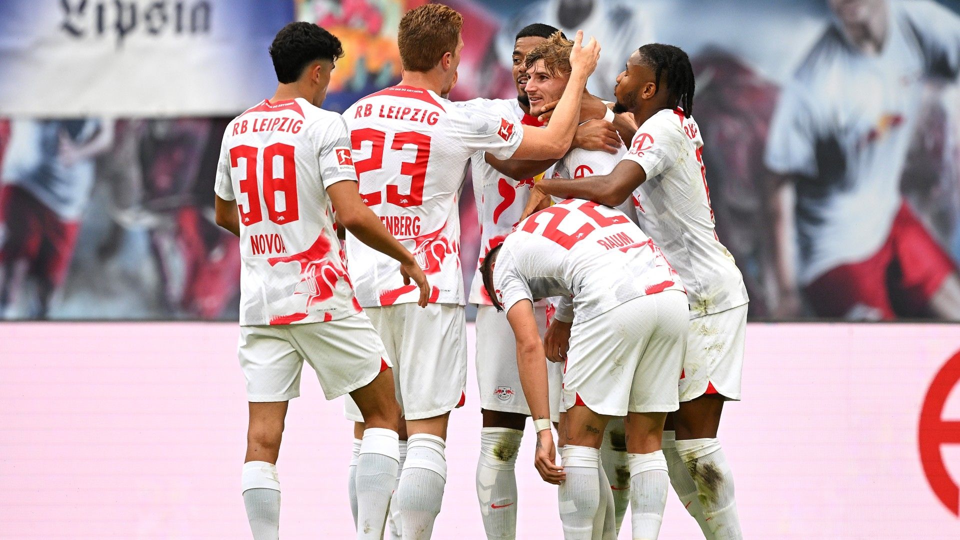 RB Leipzig celebrate 2022-23