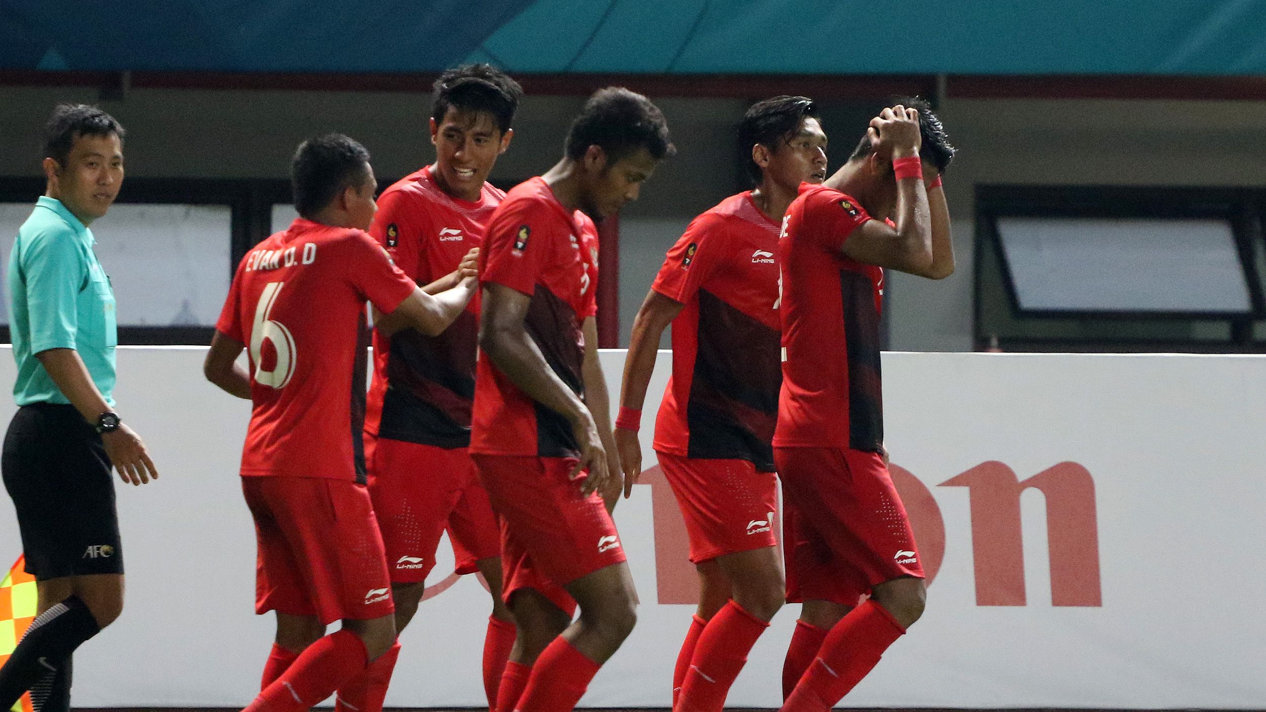 Selebrasi Hanif Sjahbandi - Indonesia U-23