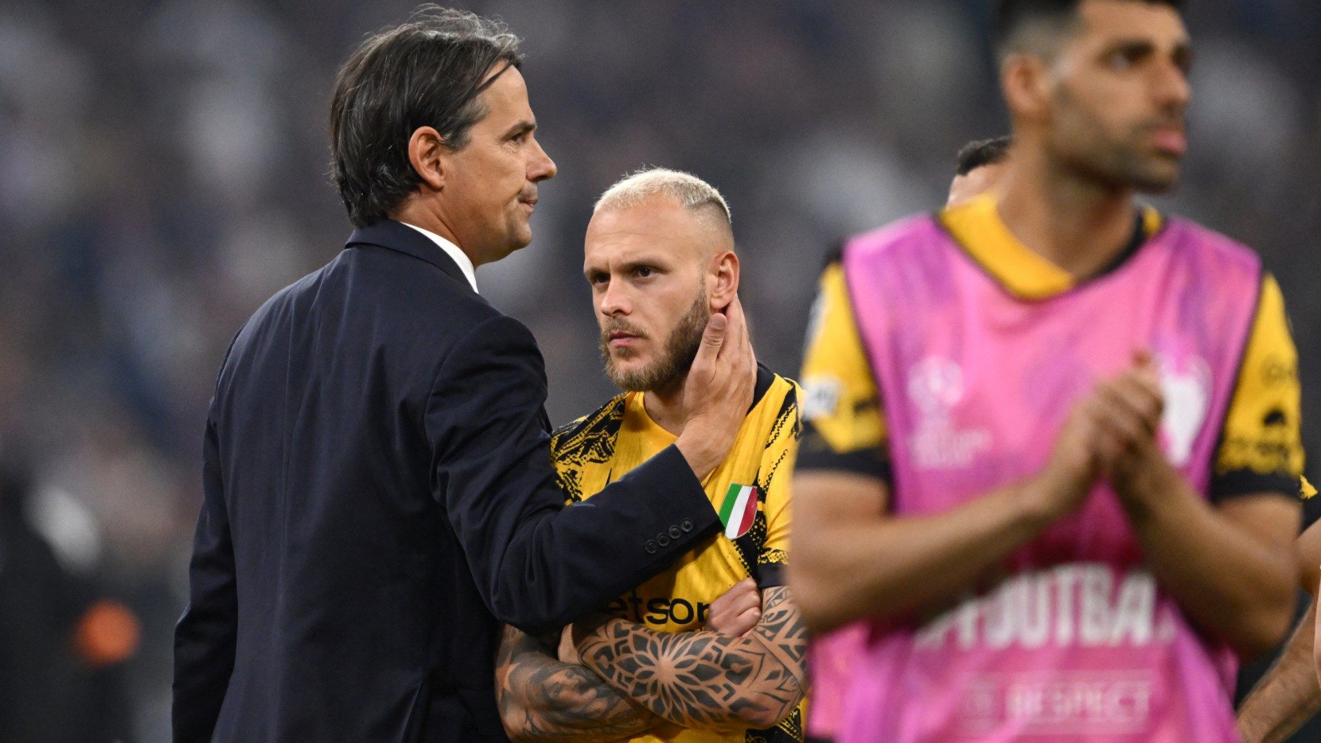 Simone Inzaghi Federico Dimarco Inter 2025