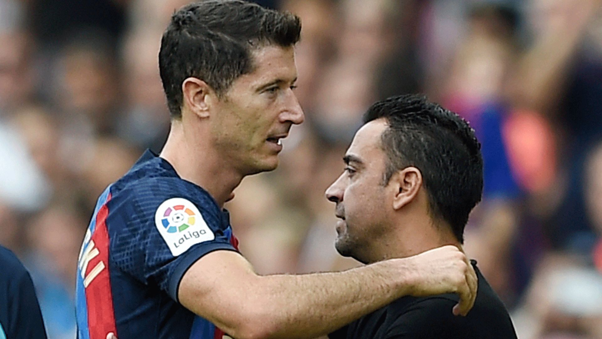Lewandowski Xavi