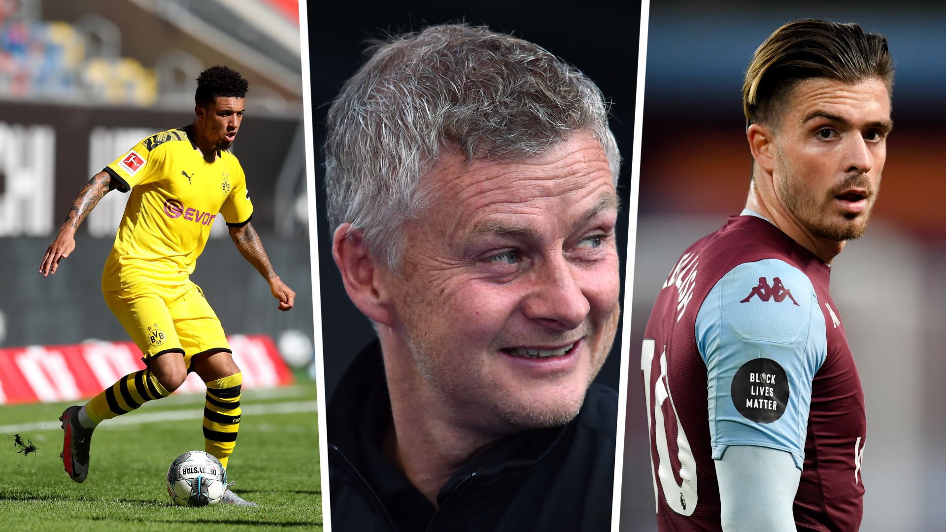 GFX Sancho Solskjaer Grealish