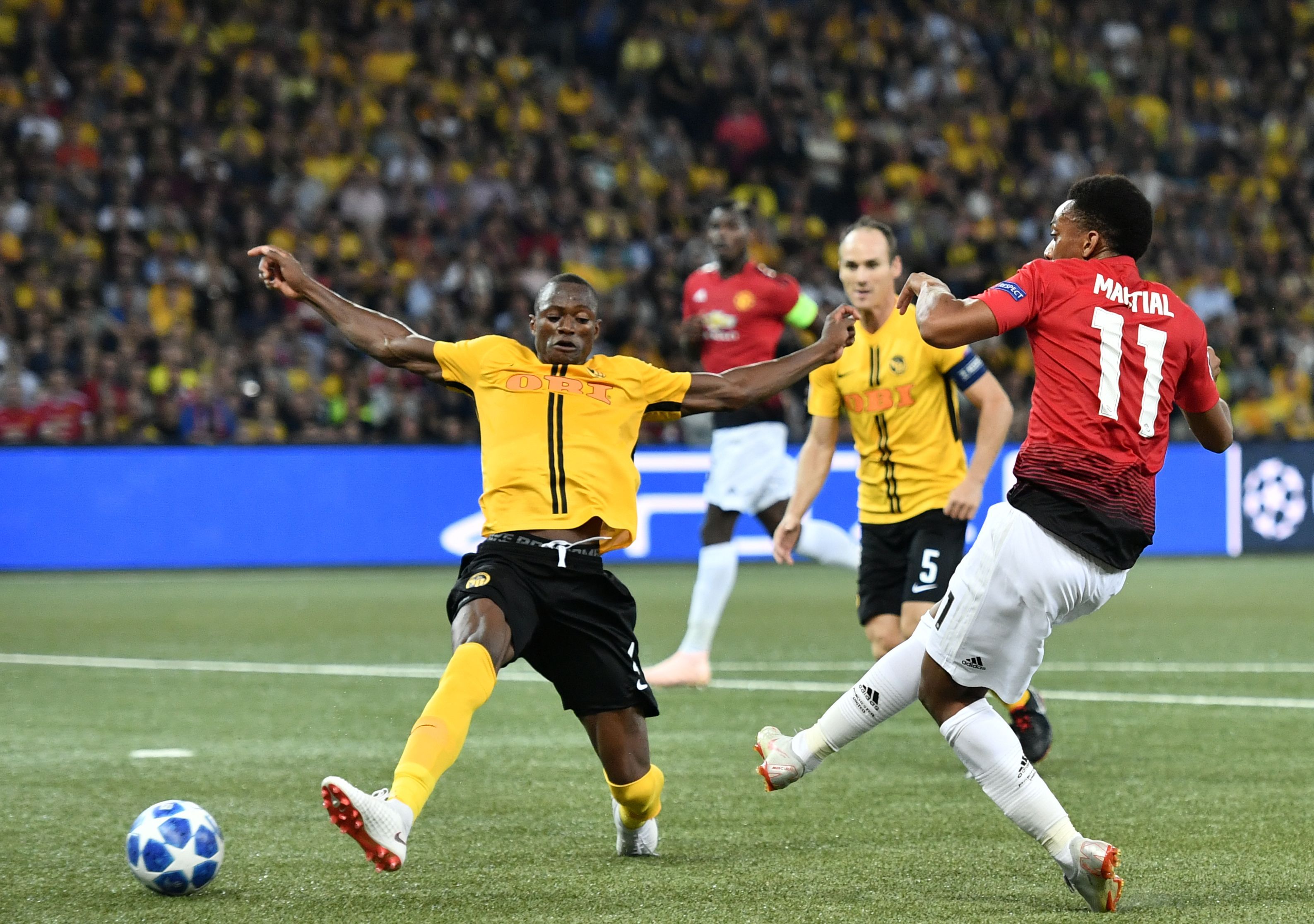 Young Boys Manchester United Champions League 19092018