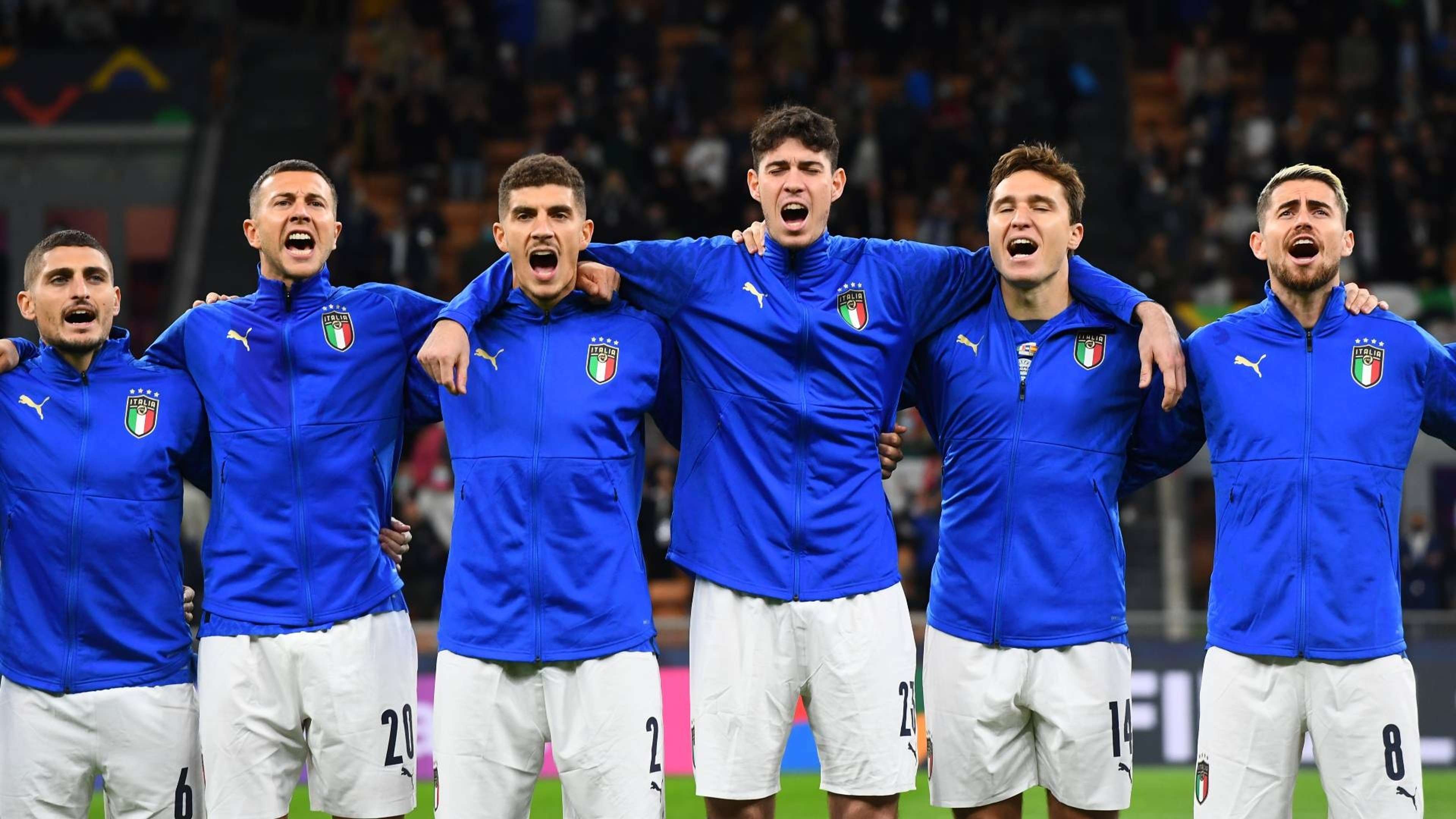 Italien Nationalmannschaft Hymne Gesang