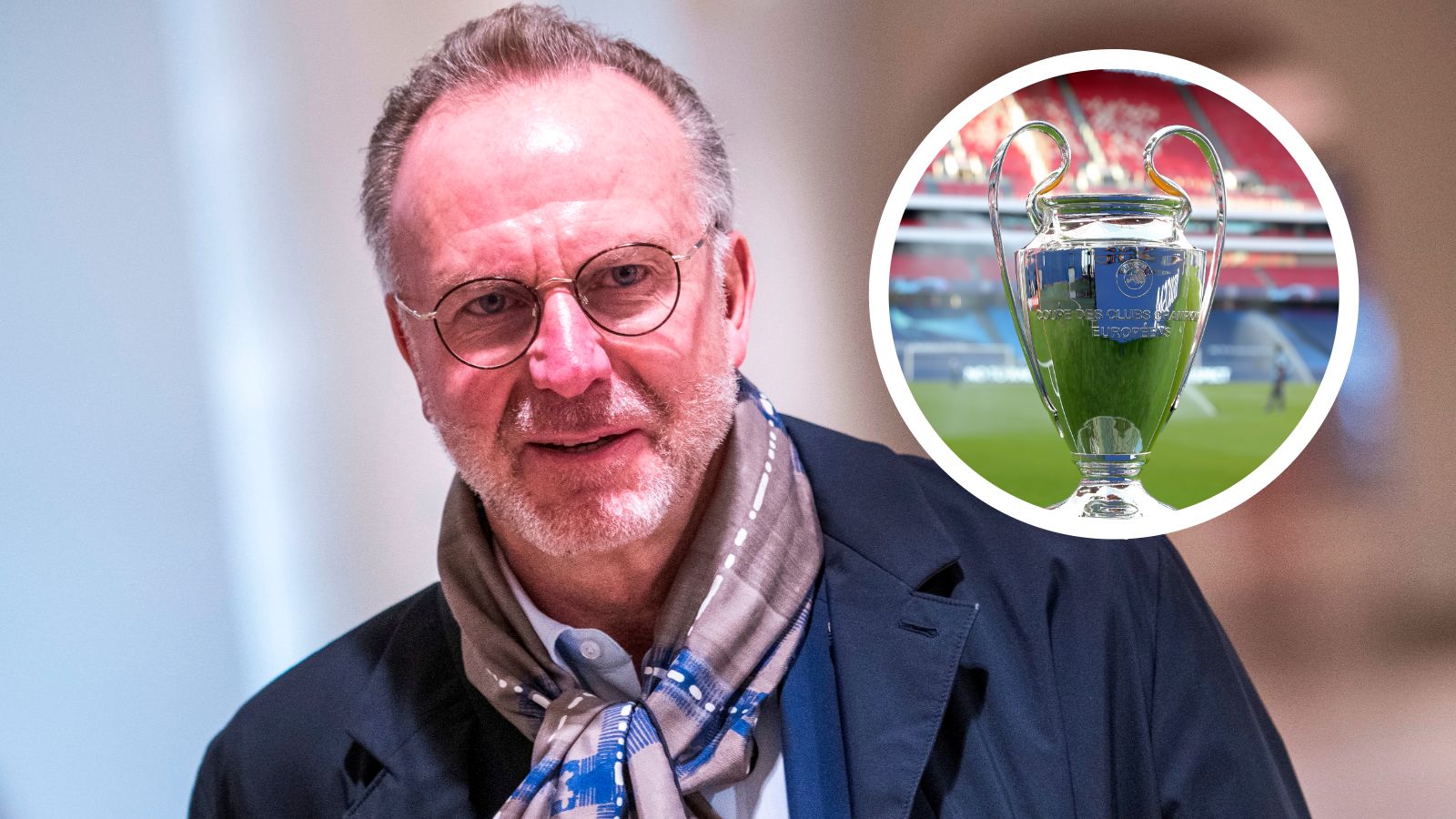 GFX Rummenigge FC Bayern Champions League trophy