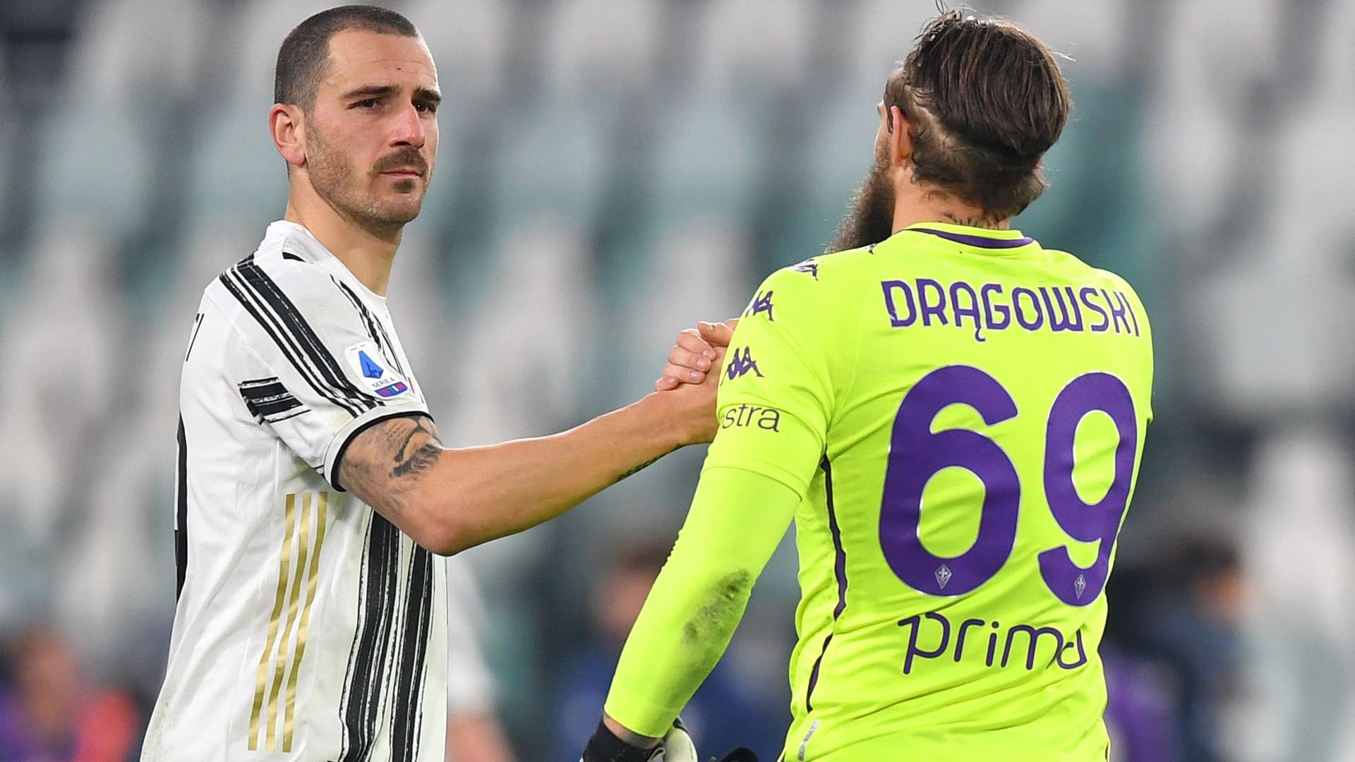 Juventus Fiorentina Bonucci Dragowski