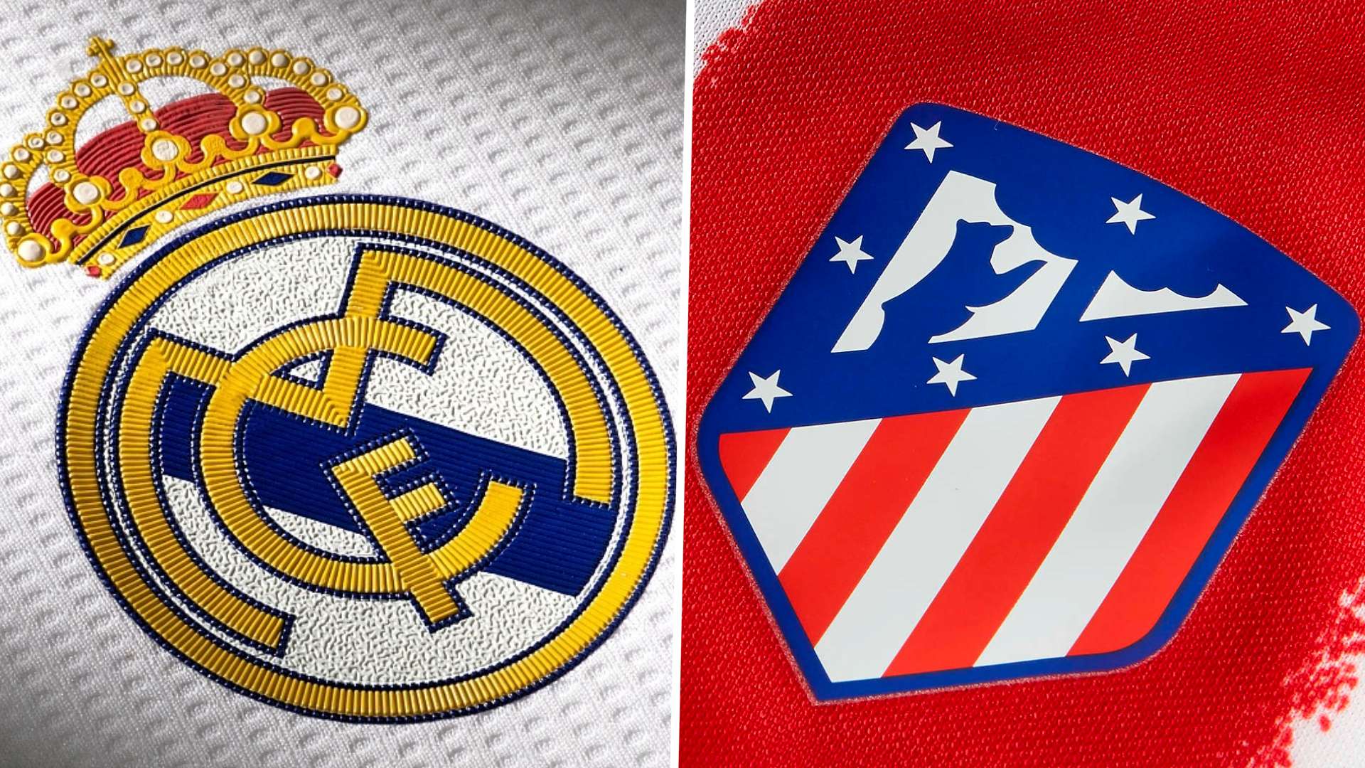 Real Madrid Atlético logos maillots