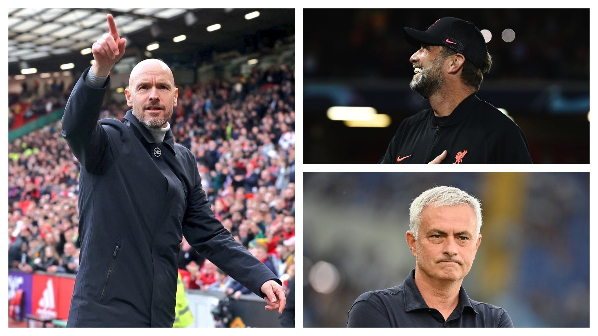 Ten Hag Mourinho Klopp