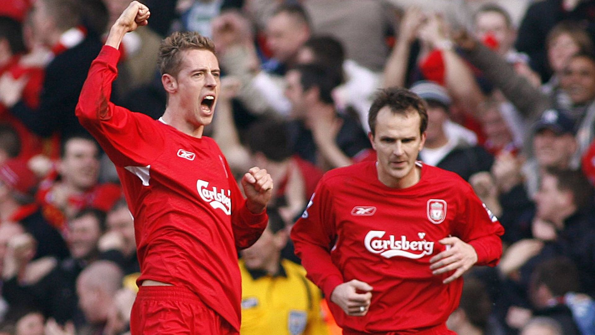 PETER CROUCH DIETMAR HAMANN