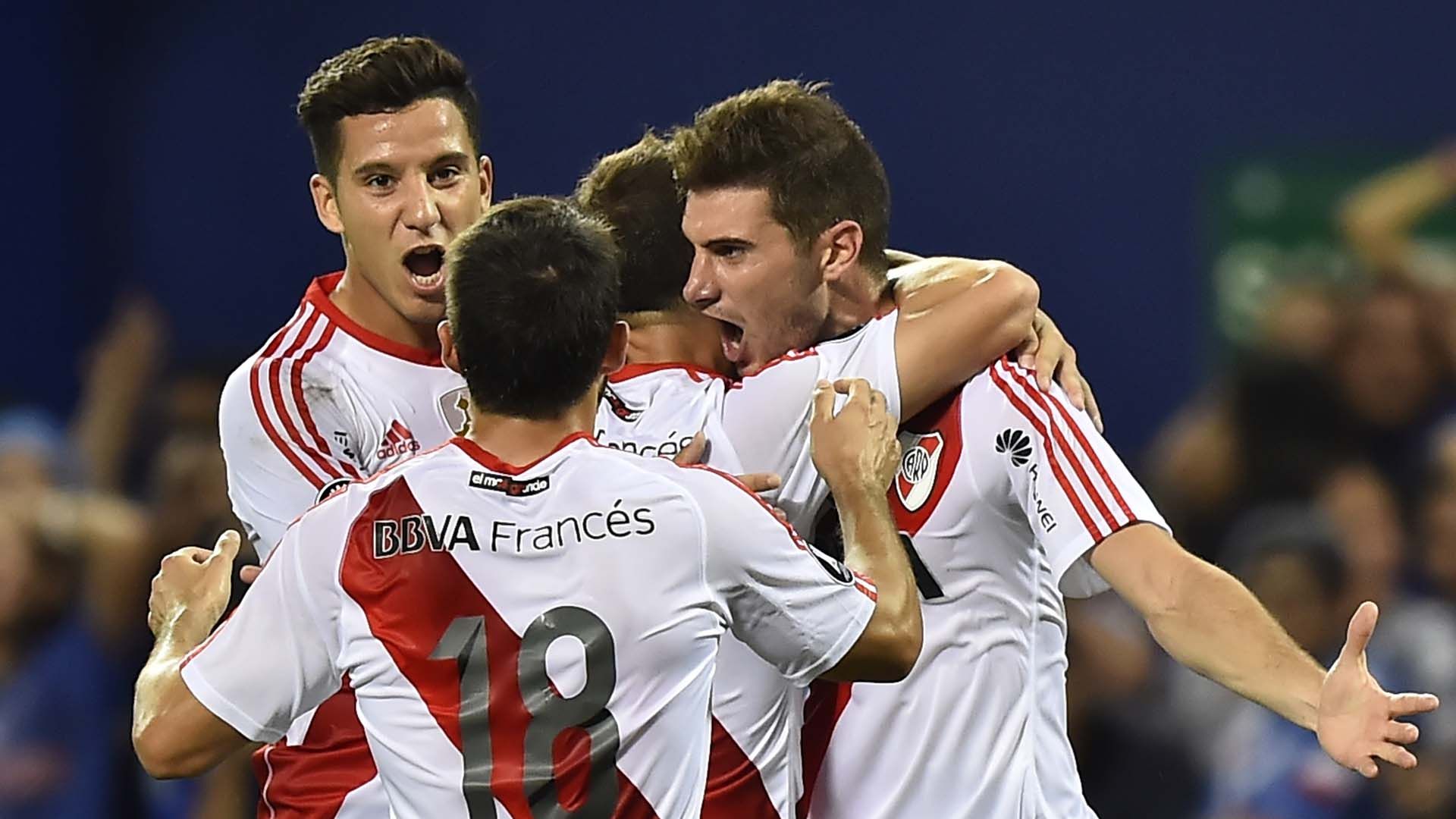 Lucas Alario Sebastian Driussi Camilo Mayada River Plate Emelec Copa Libertadores 27042017