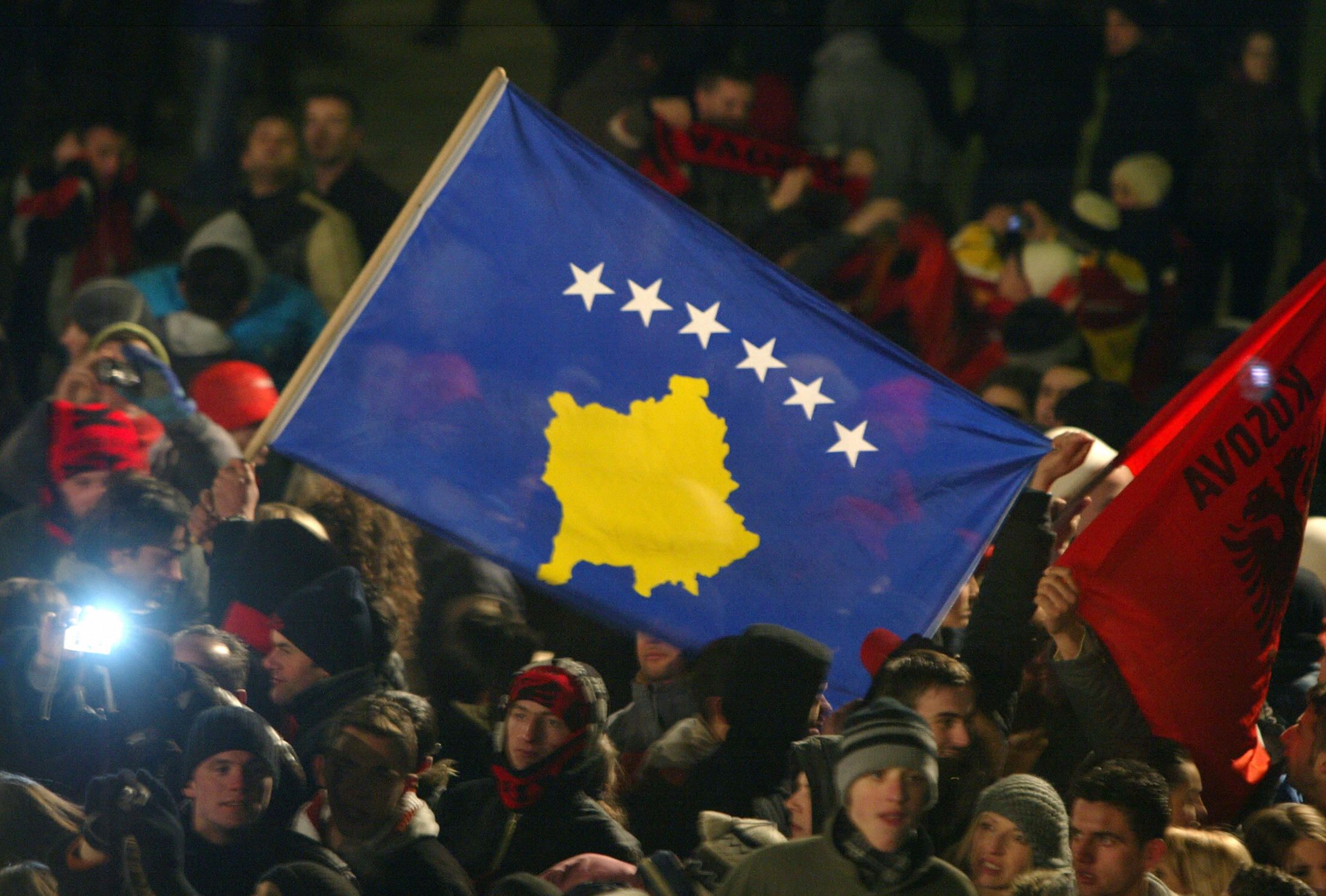 The Kosovan flag
