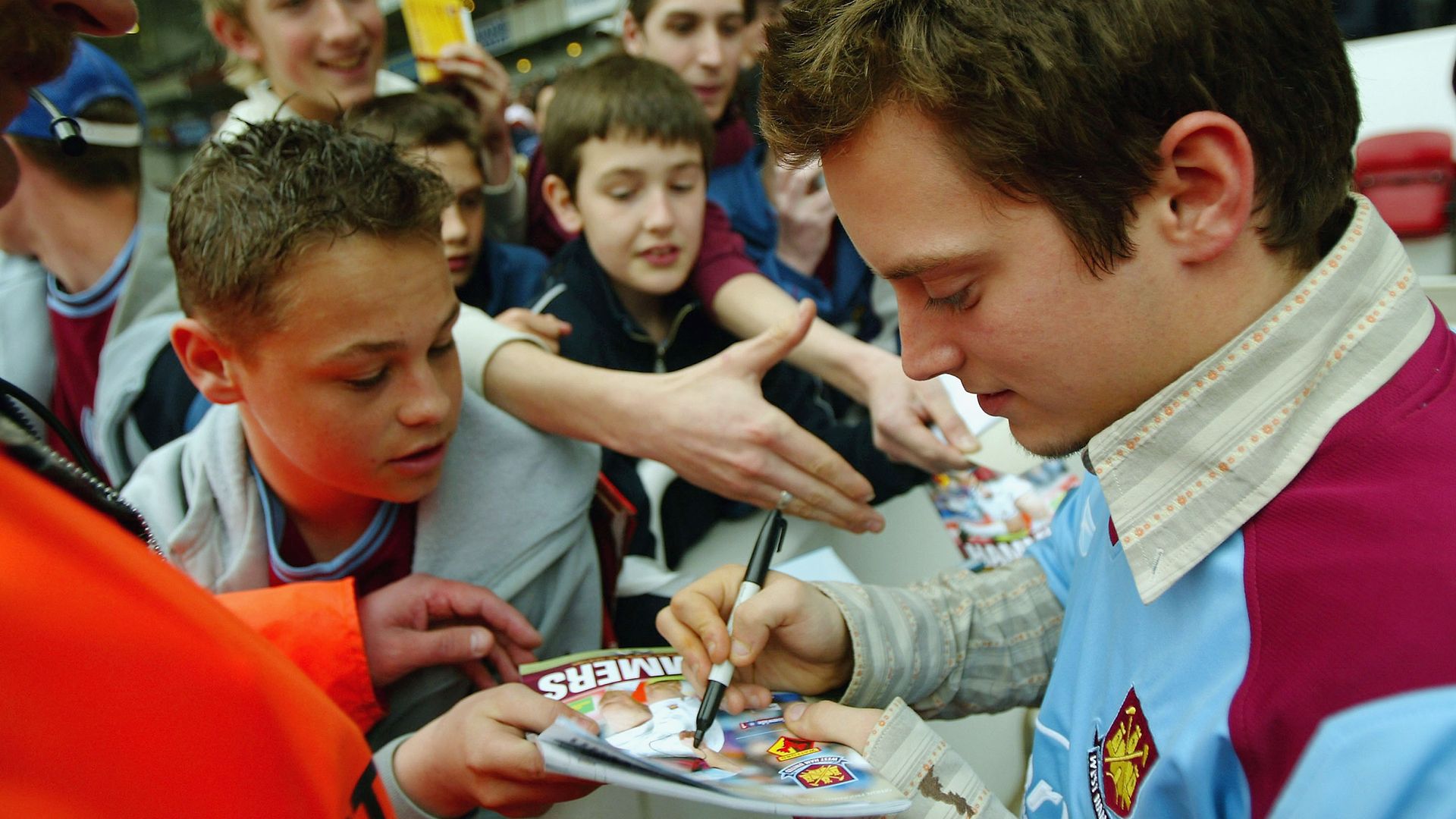 Elijah Wood West Ham 2004