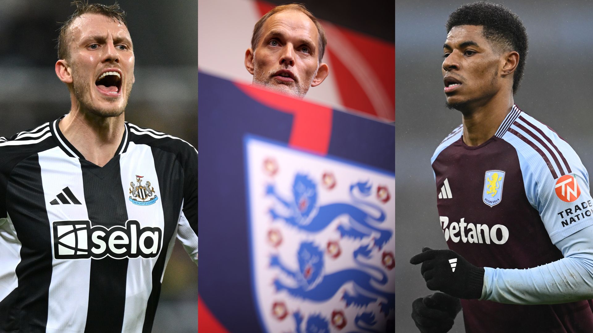 Thomas Tuchel England Dan Burn Marcus Rashford