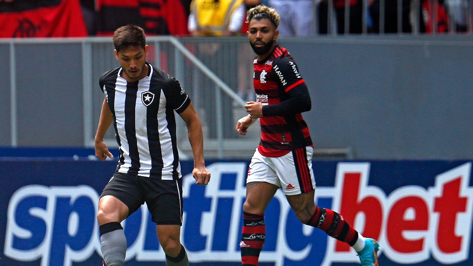 Luís Oyama e Gabigol, Flamengo e Botafogo, 08/05/2022