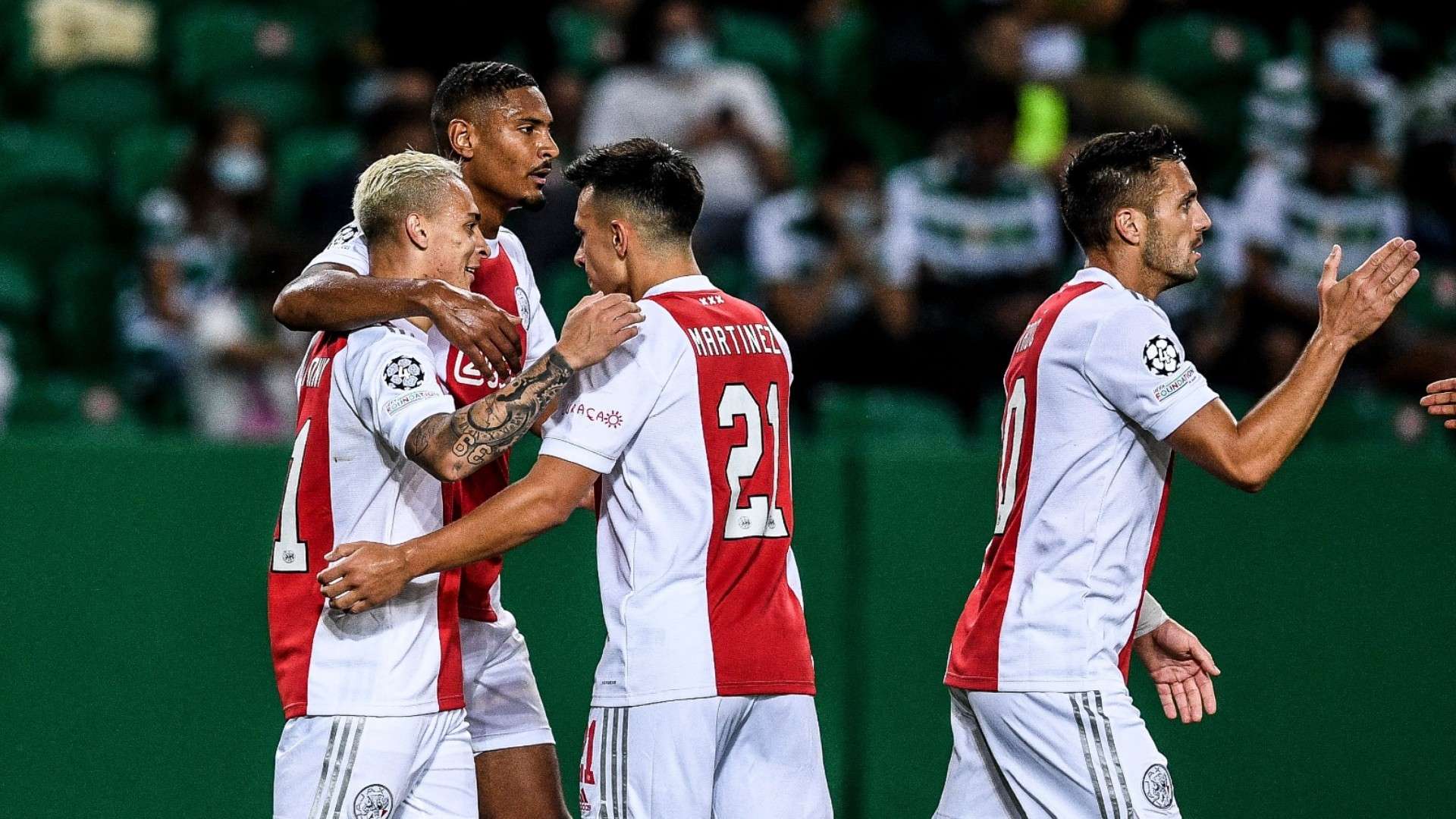 Ajax celebrate 2021-22