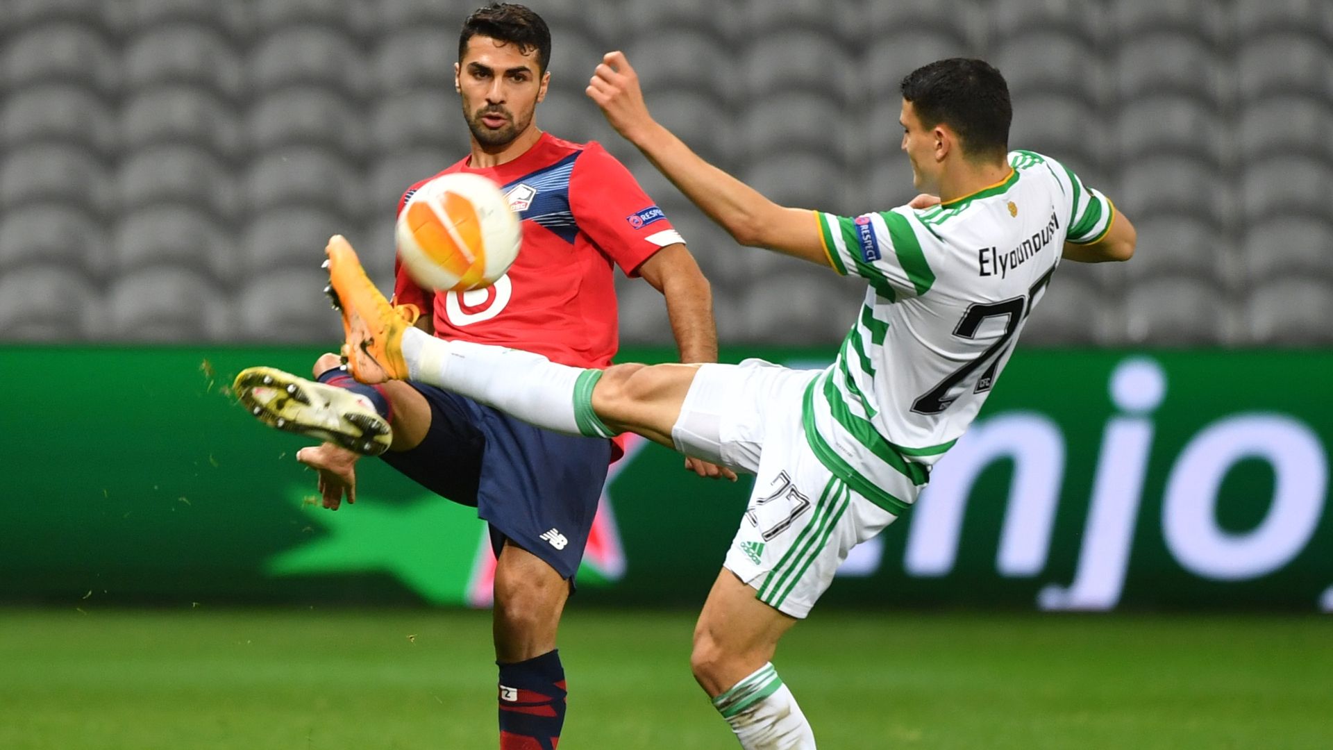 Zeki Celik Mohamed Elyounouss Lille Celtic Europa League 29102020