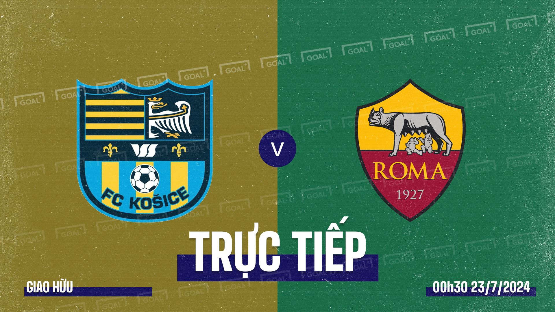 FC Kosice vs Roma 2024 GFX