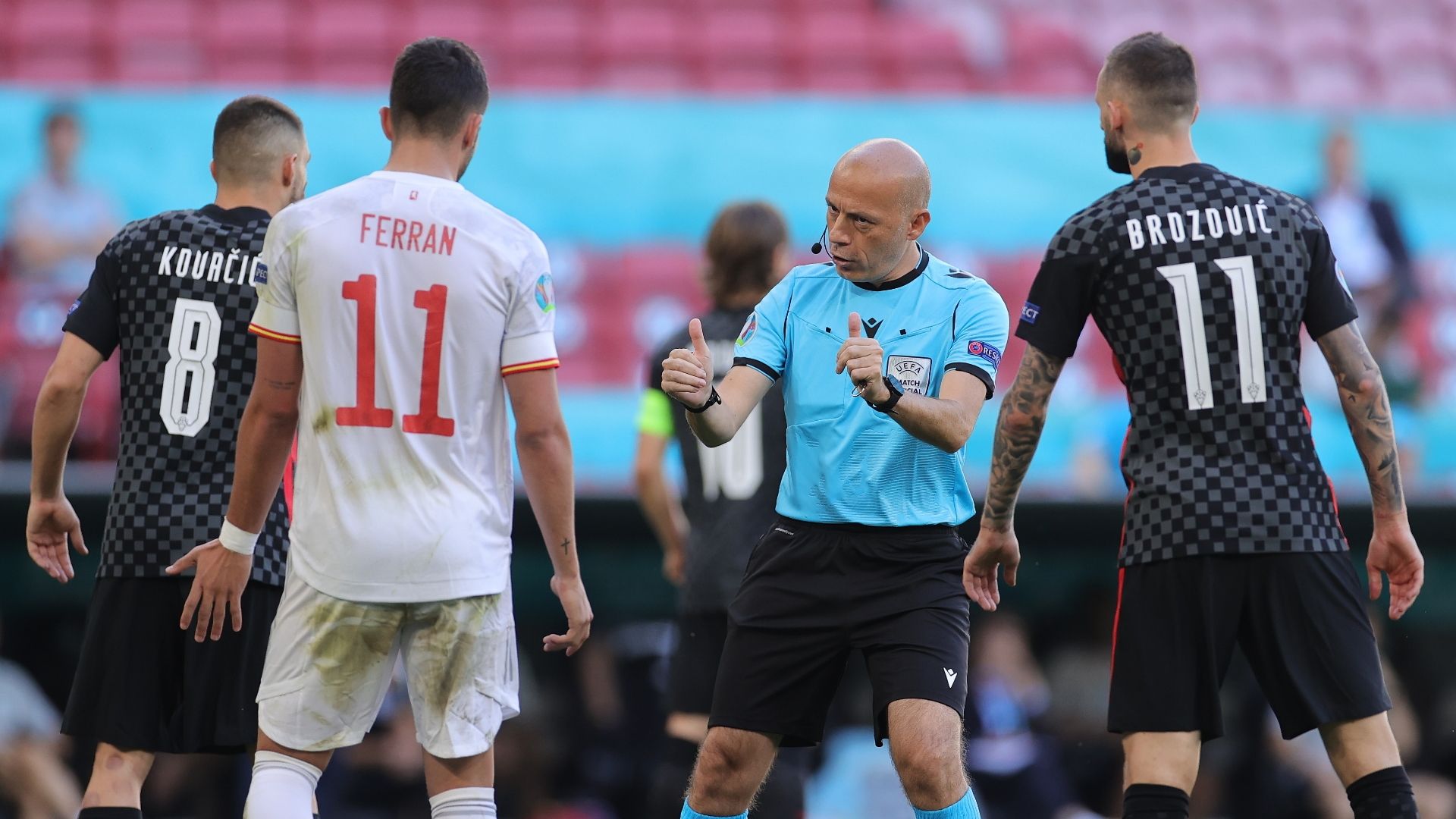 Croatia vs Spain, Euro 2020