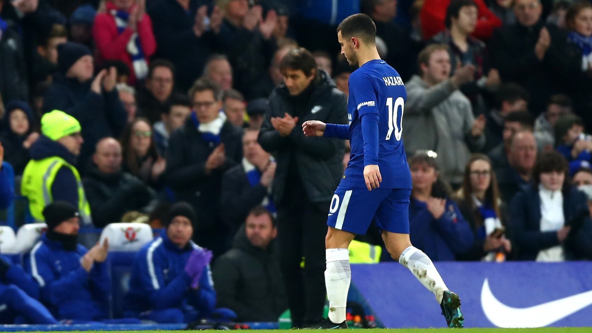 Eden Hazard Chelsea Leicester