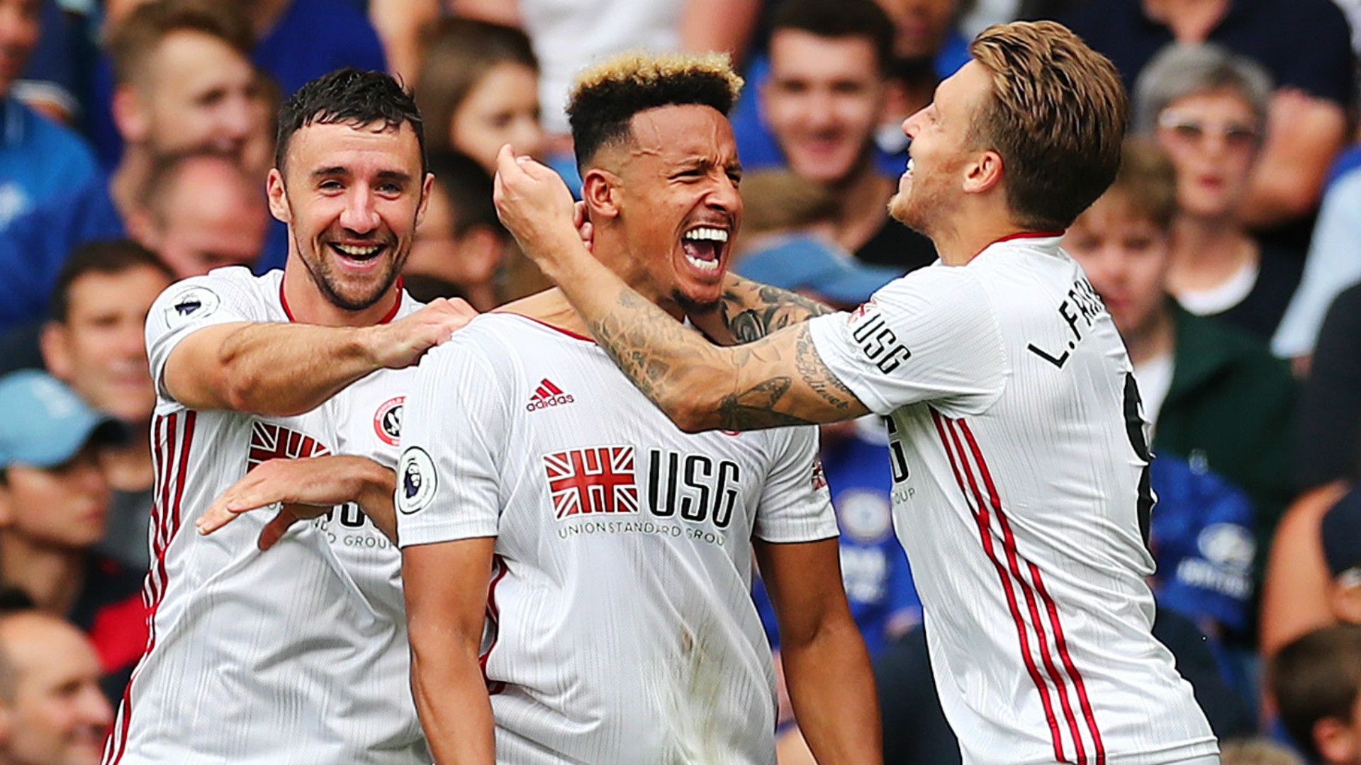 Sheffield United celebrate 2019-20