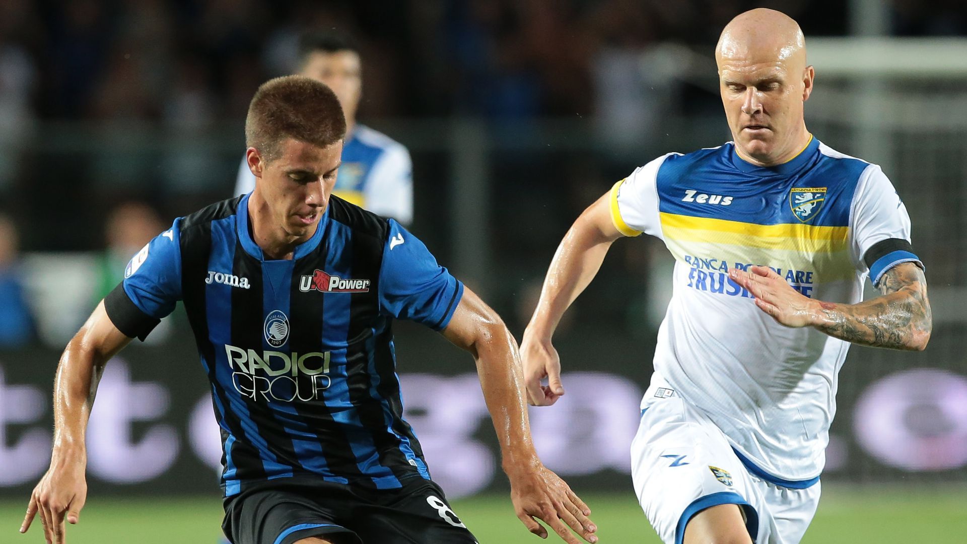 Mario Pasalic Emil Hallfredsson Atalanta Frosinone