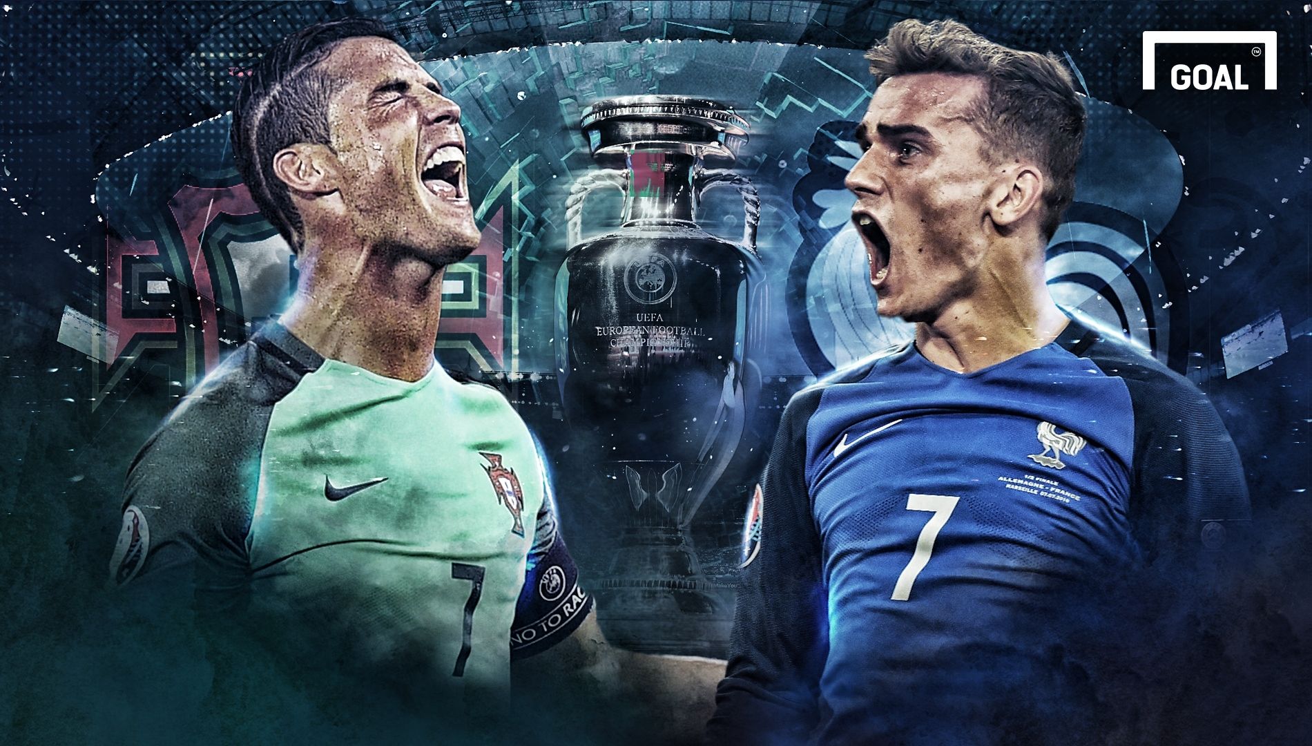 GFX Portugal - Prancis | Portugal - France | Euro 2016 Final