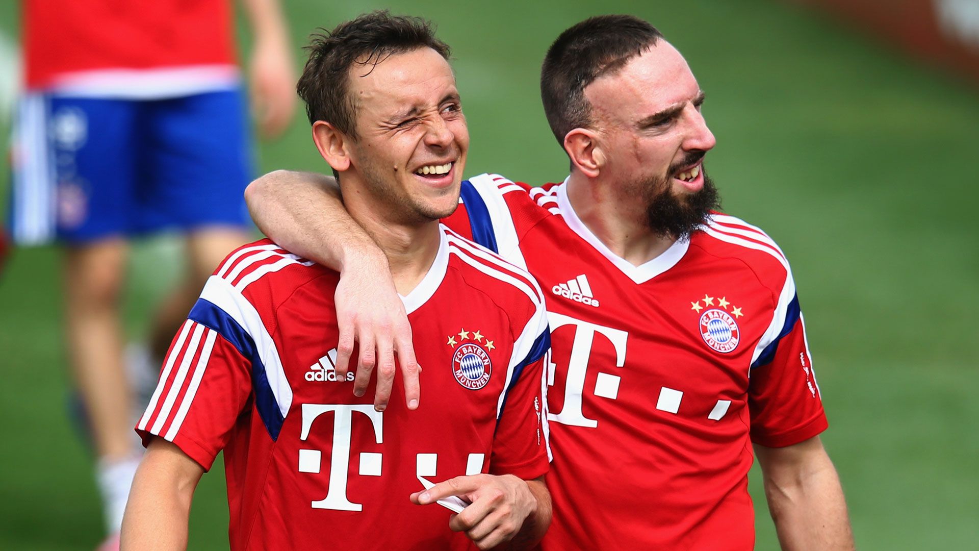 Franck Ribery und Rafinha 01102015