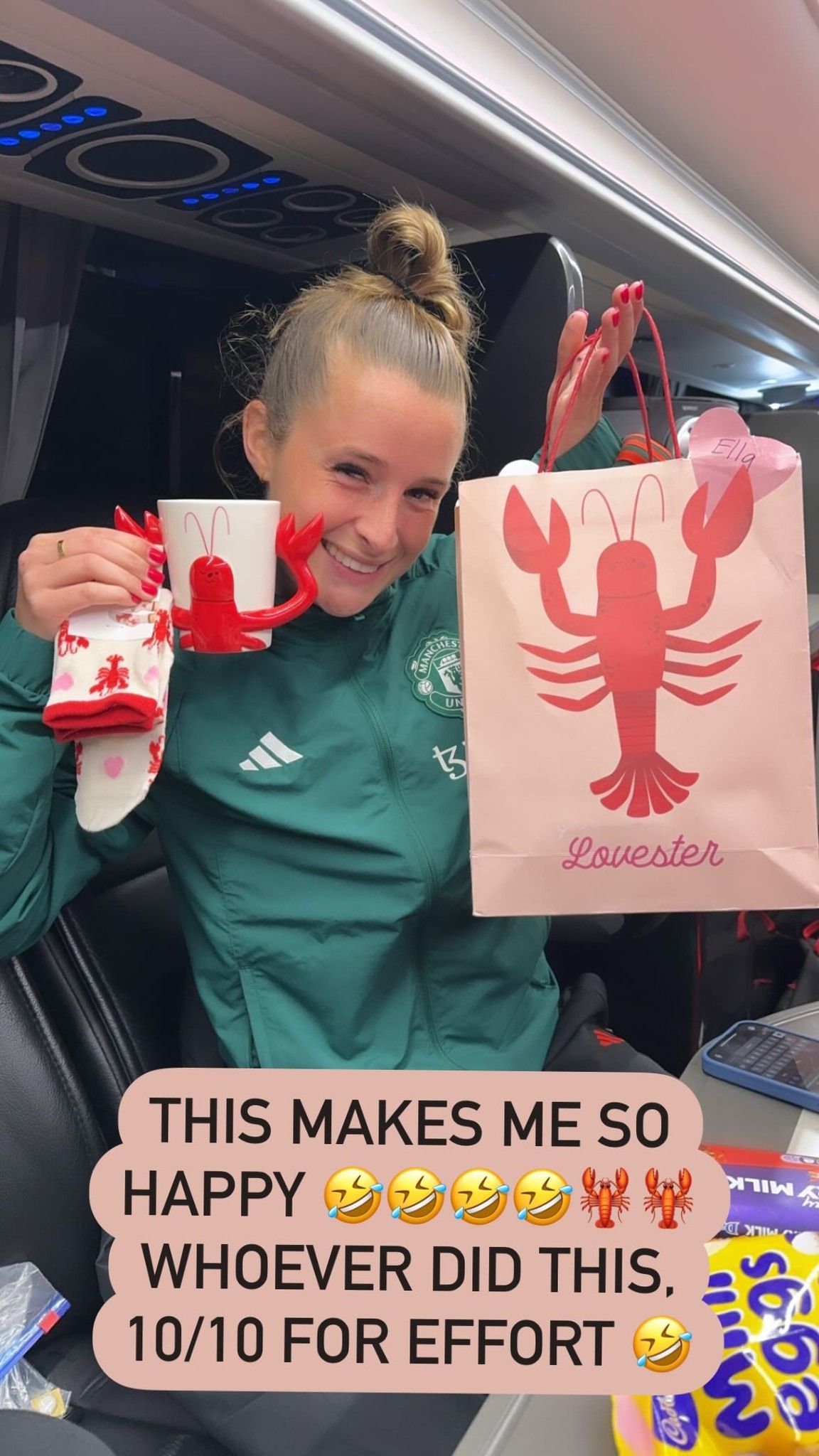 Earps Instagram story