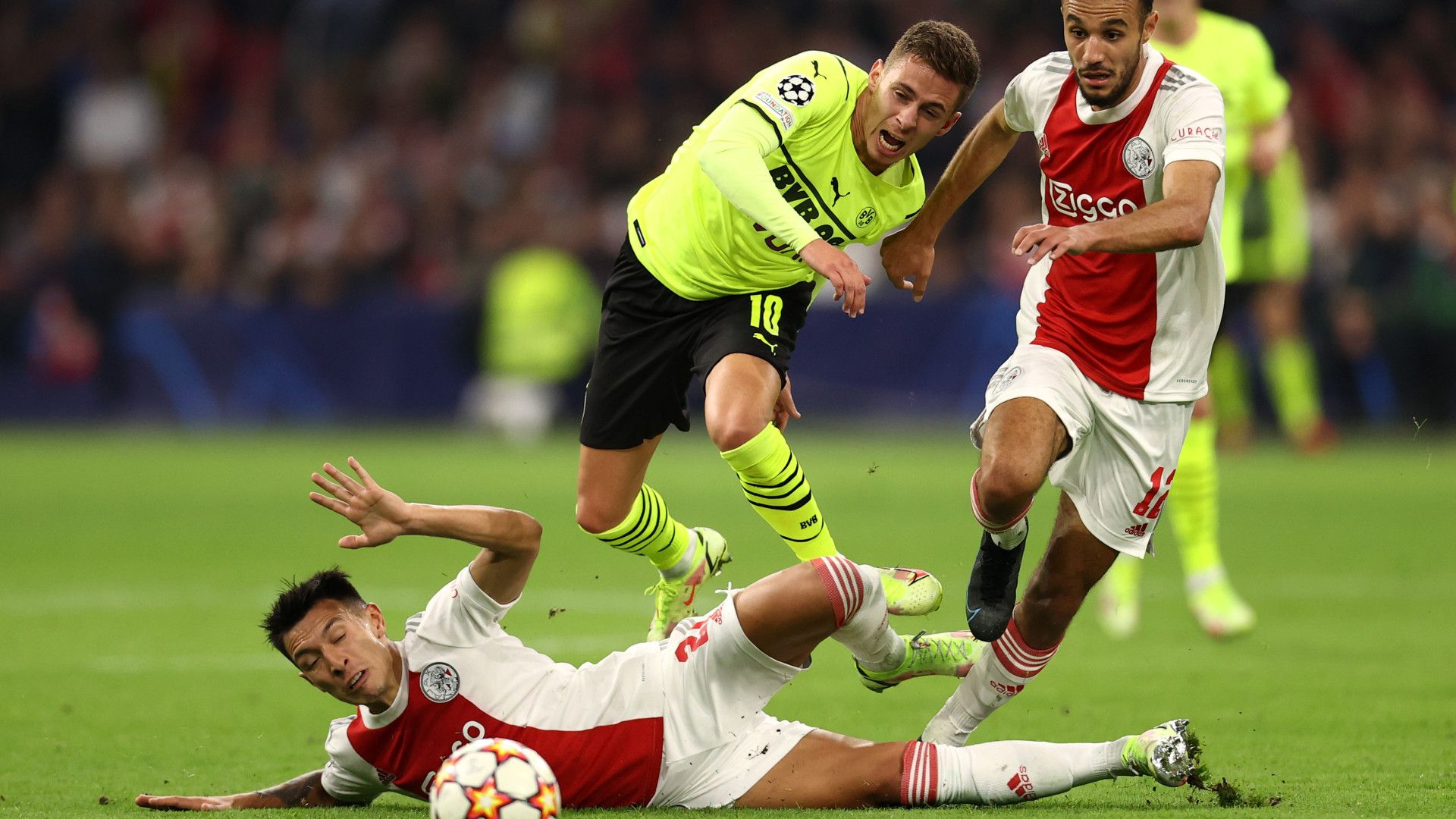 THORGAN HAZARD BORUSSIA DORTMUND UEFA CHAMPIONS LEAGUE 19102021