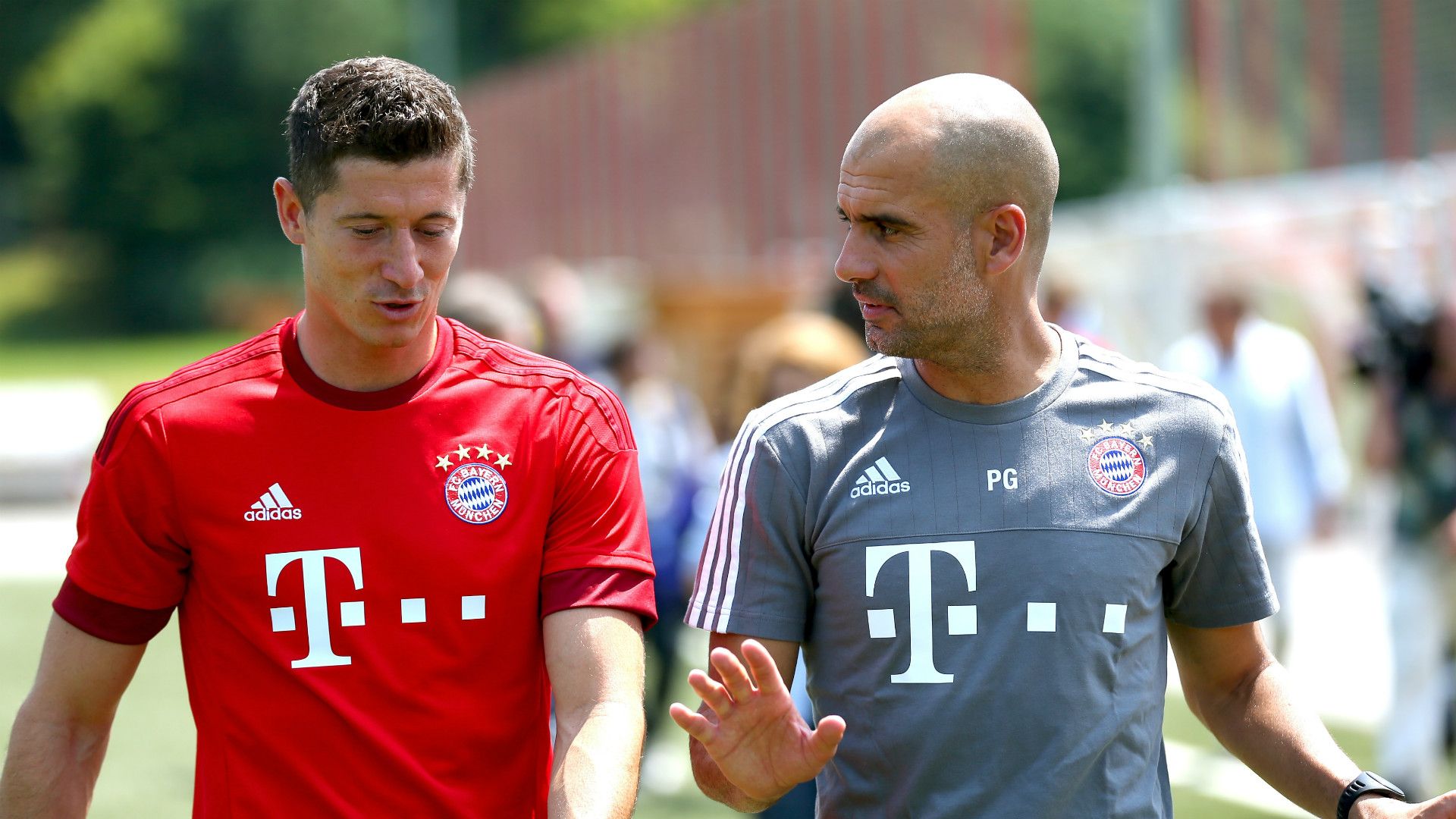 Robert Lewandowski Pep Guardiola 16072015