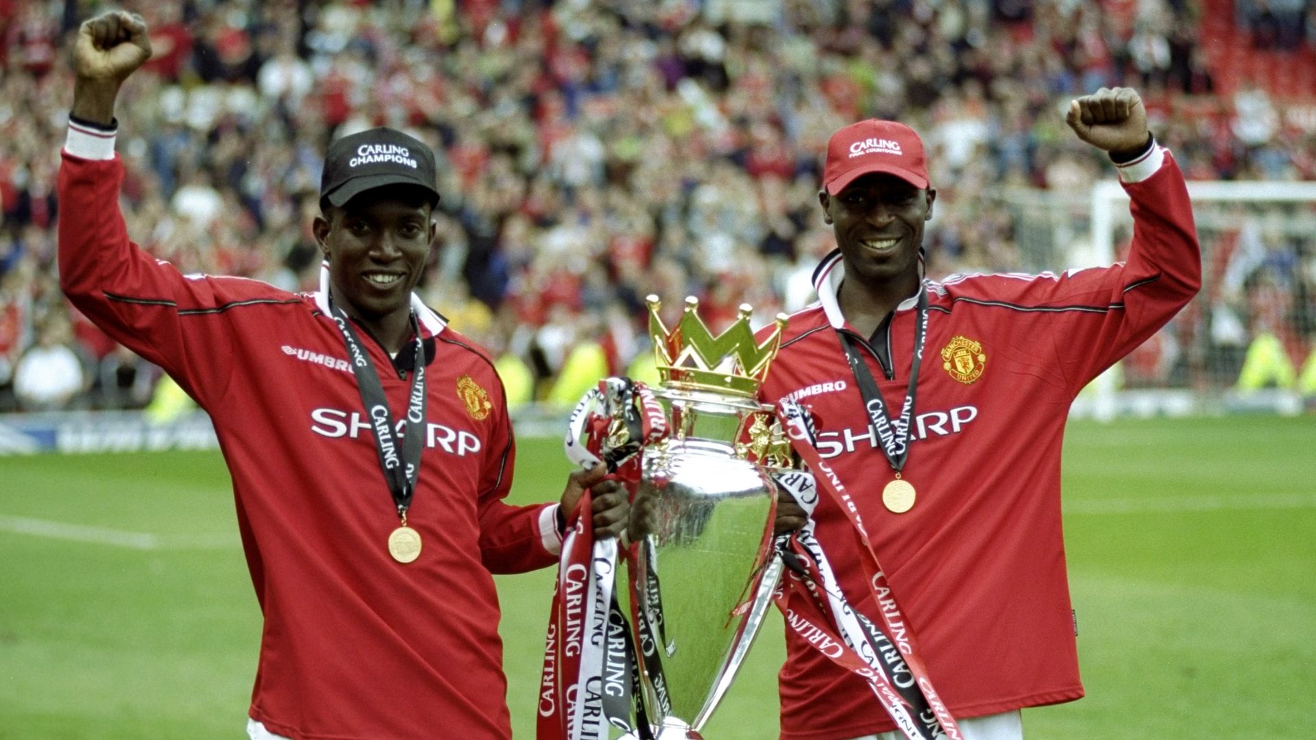 Dwight Yorke Andy Cole Manchester United
