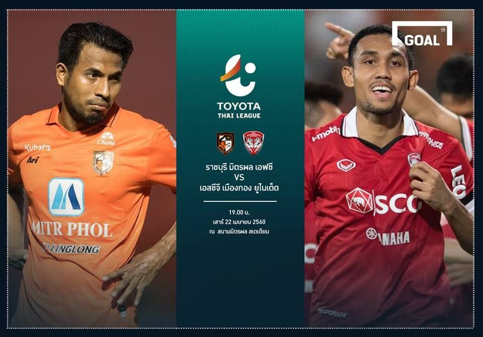 TOYOTA THAI LEAGUE PREVIEW : ราชบุรี มิตรผล เอฟซี - เอสซีจี เมืองทอง ยูไนเต็ด
